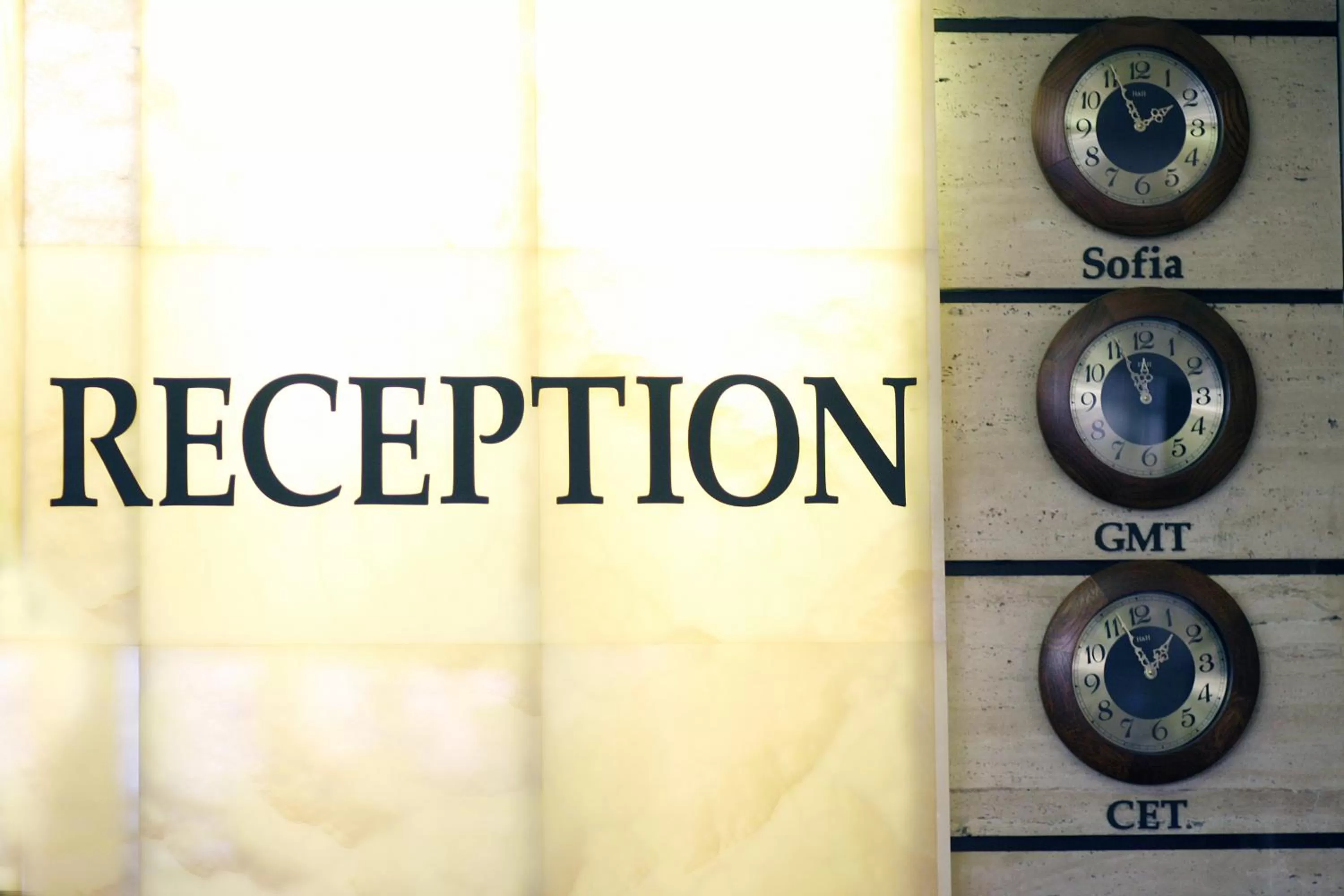 Lobby or reception in Hotel VEGA Sofia