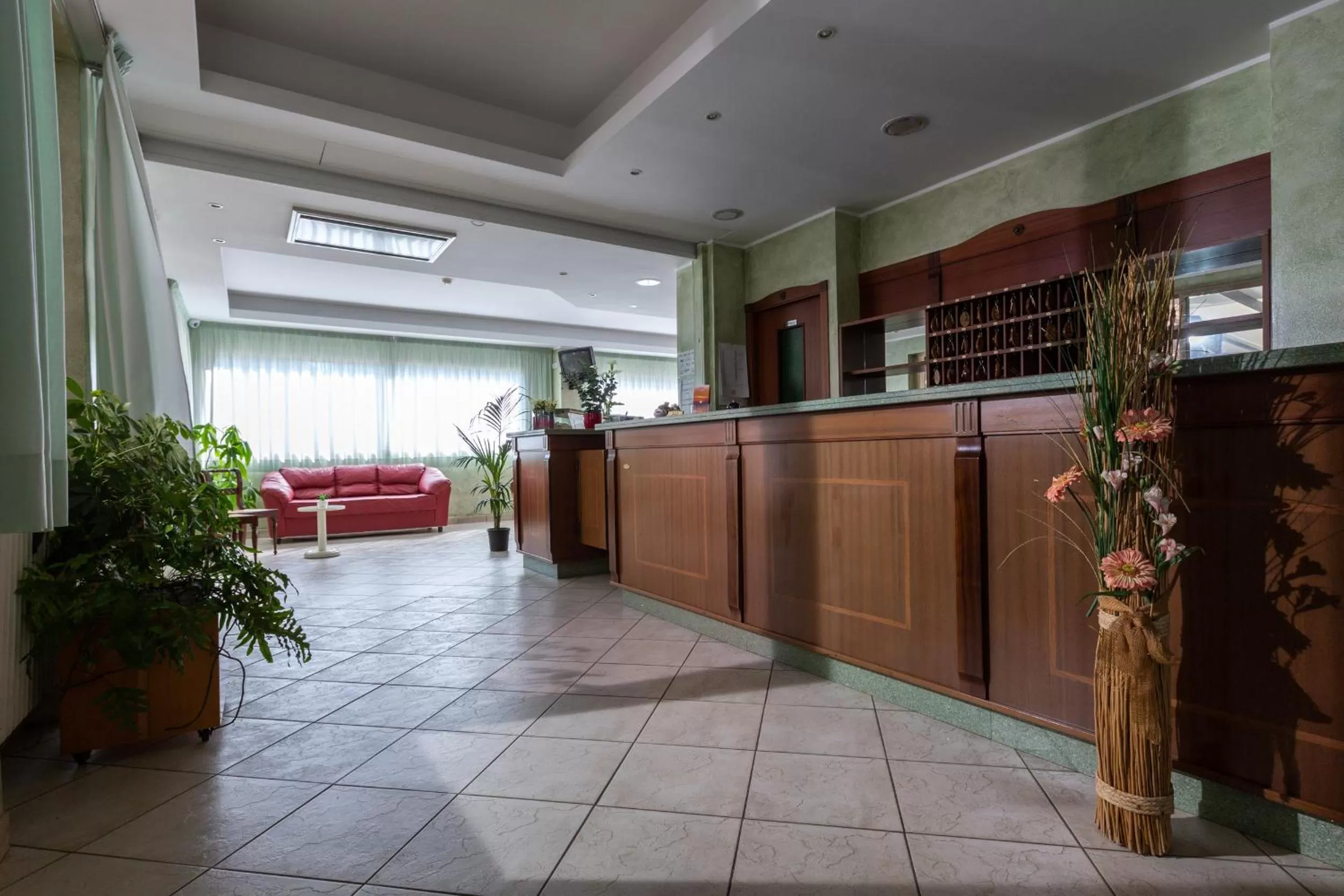 Lobby or reception in Hotel Belvedere