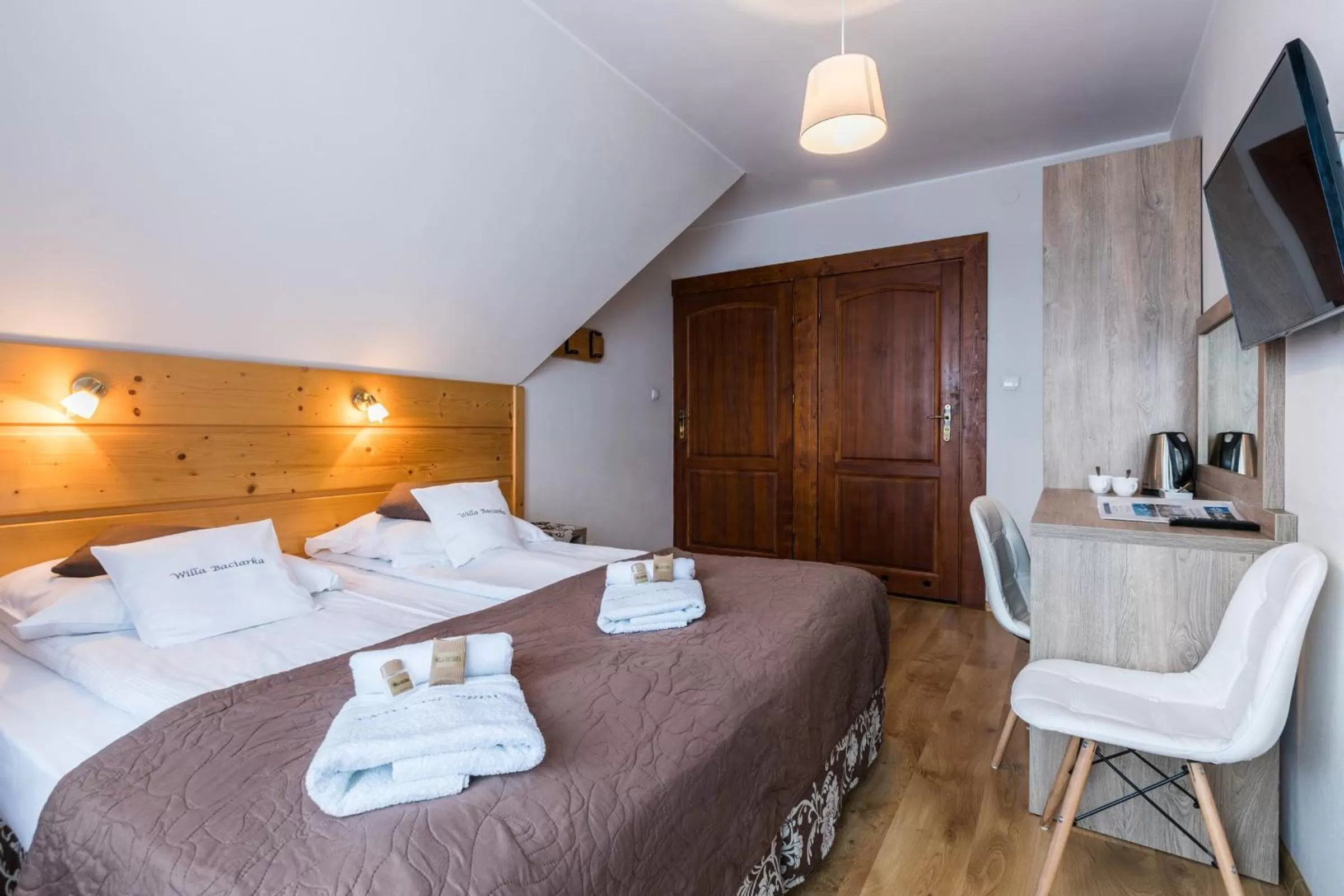 Photo of the whole room, Bed in Willa Baciarka-basen, sauny i jacuzzi