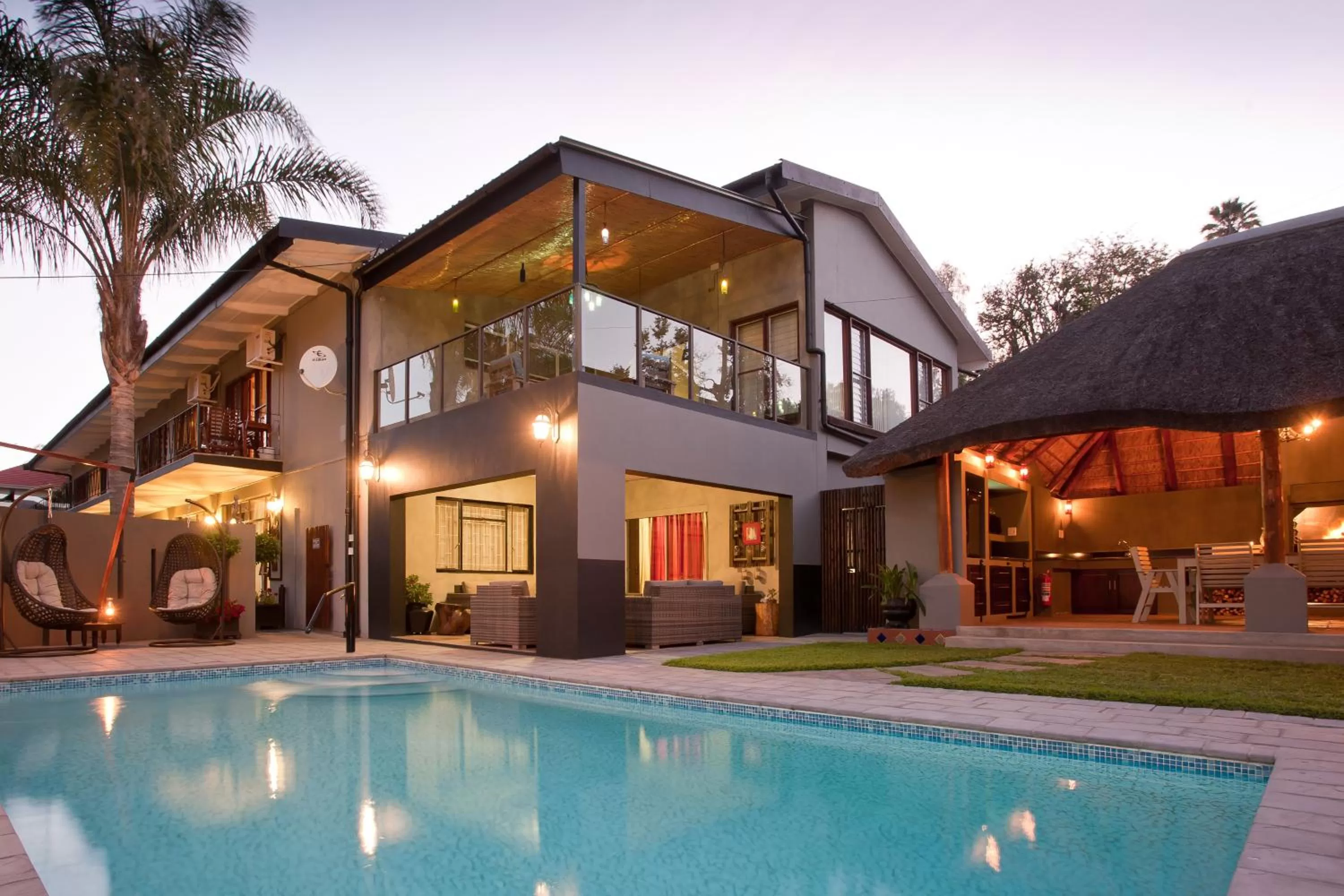 Patio in Miles B&B Guest House