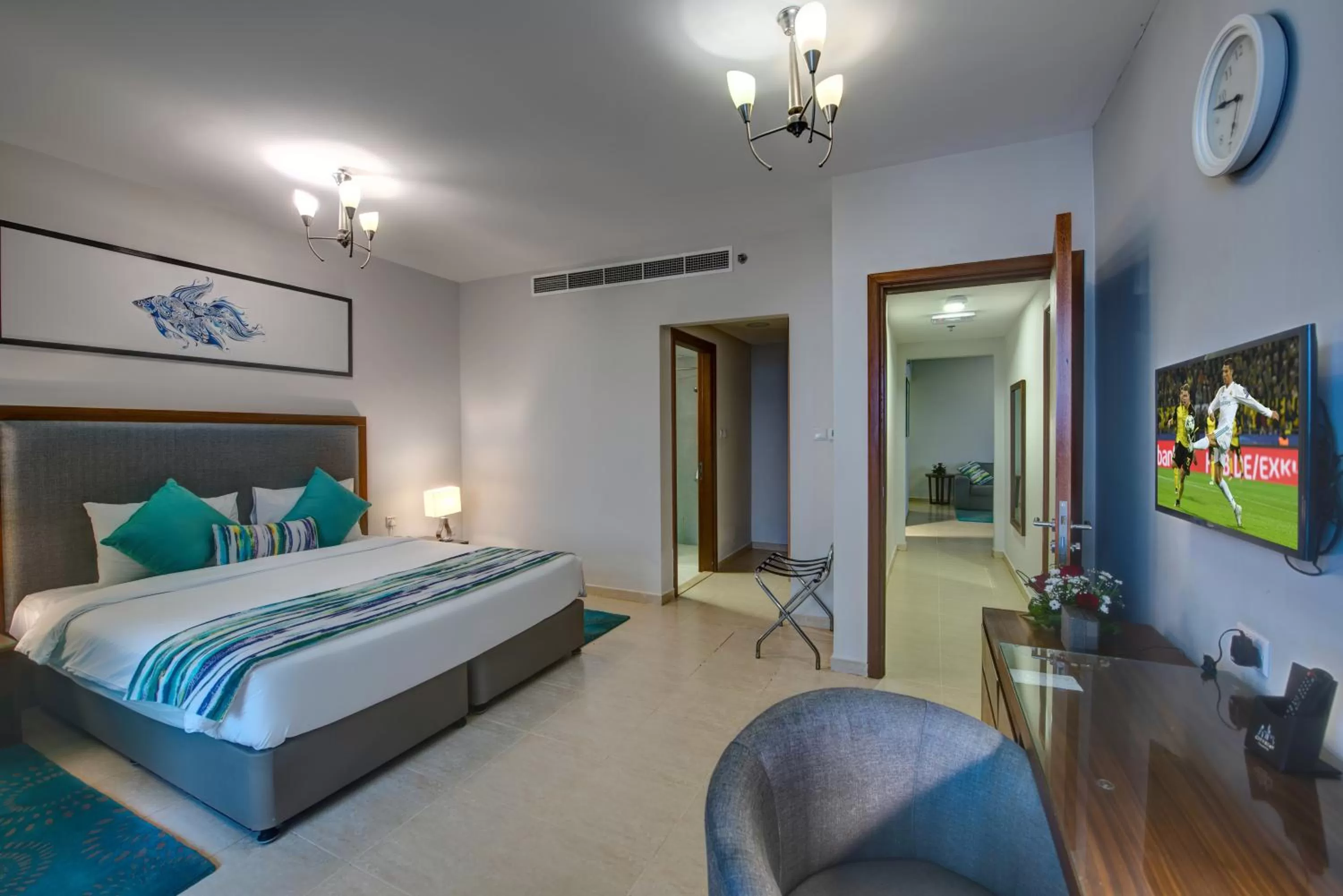 Bedroom, Bed in City Stay Beach Hotel Apartments - Marjan Island