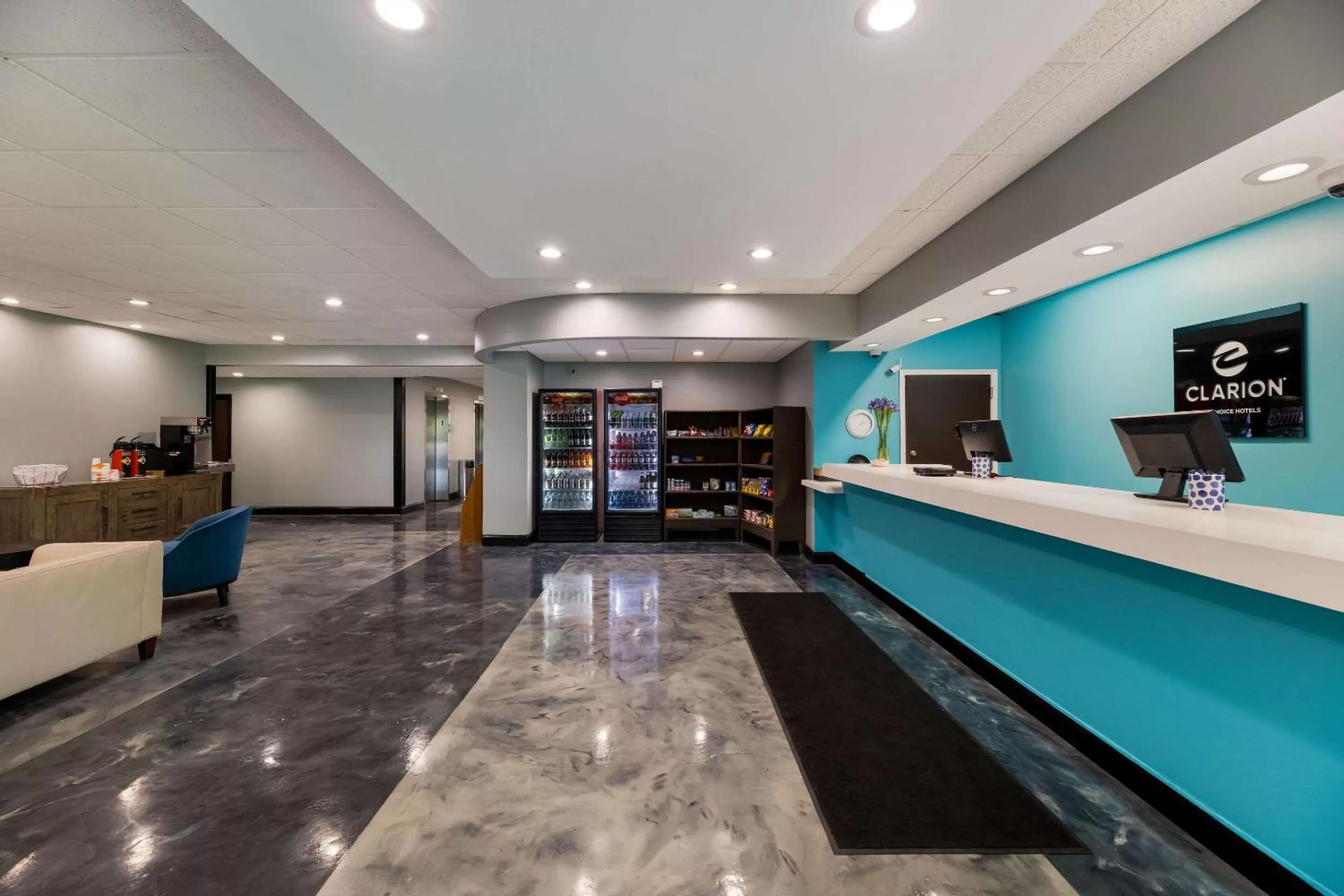 Lobby or reception in Clarion Hotel San Angelo near Convention Center