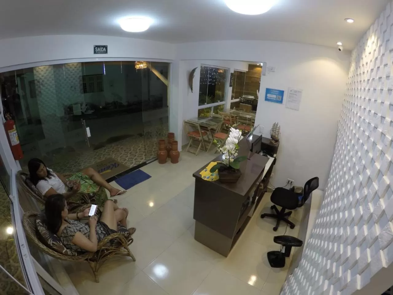 Lobby or reception in Pousada Kanoas