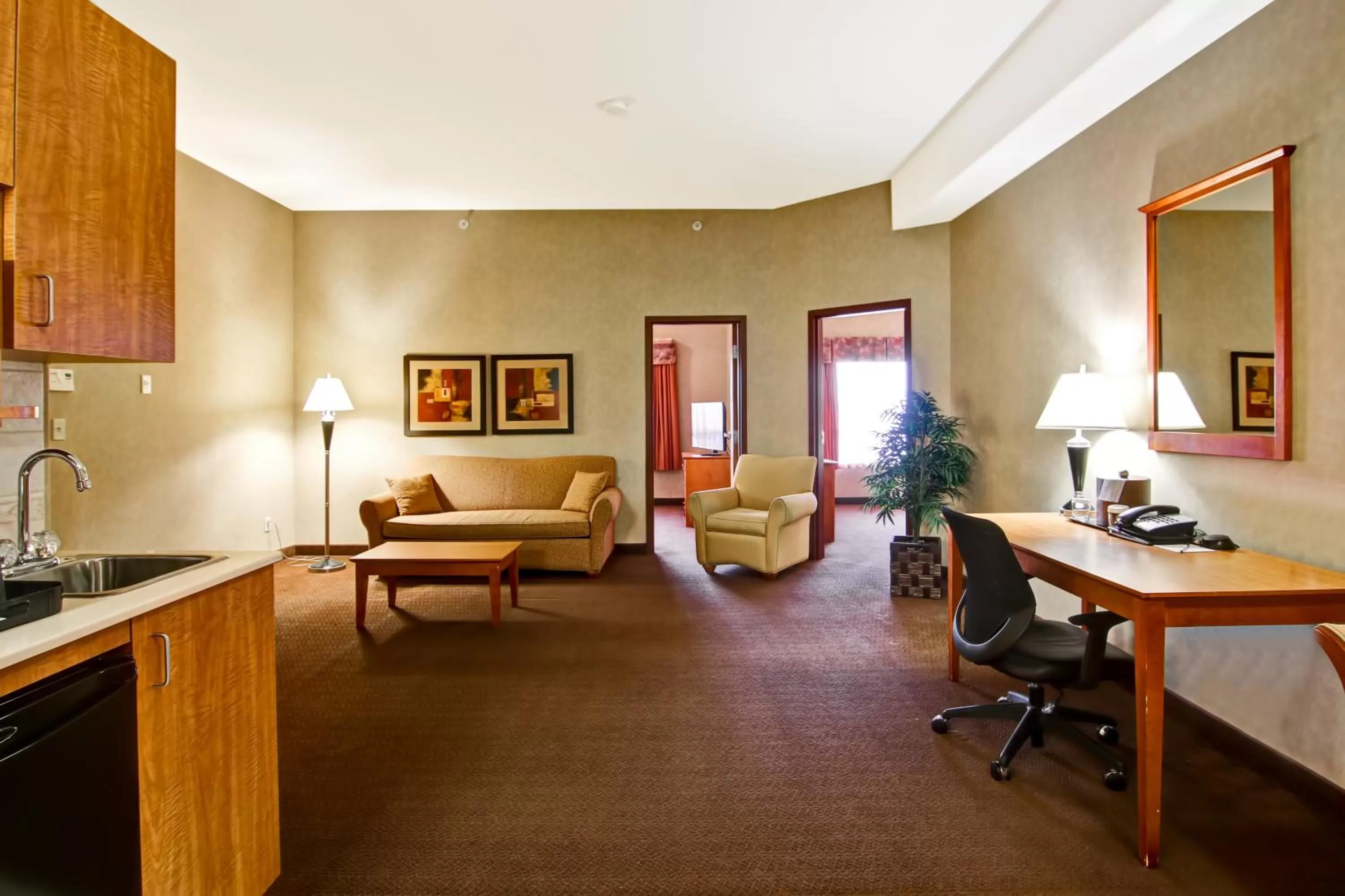 Seating area in Canalta Stettler