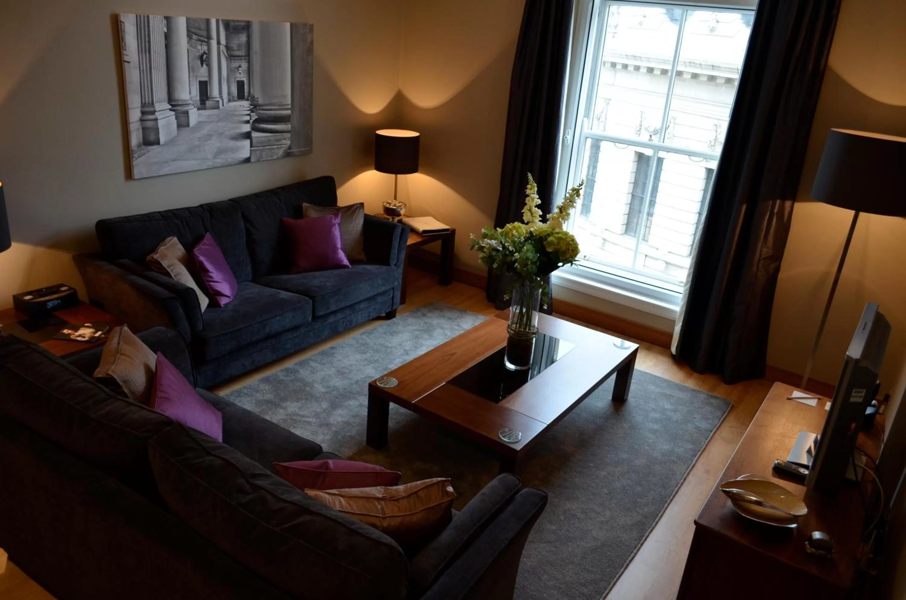 Living room in Quebecs Luxury Aparthotel