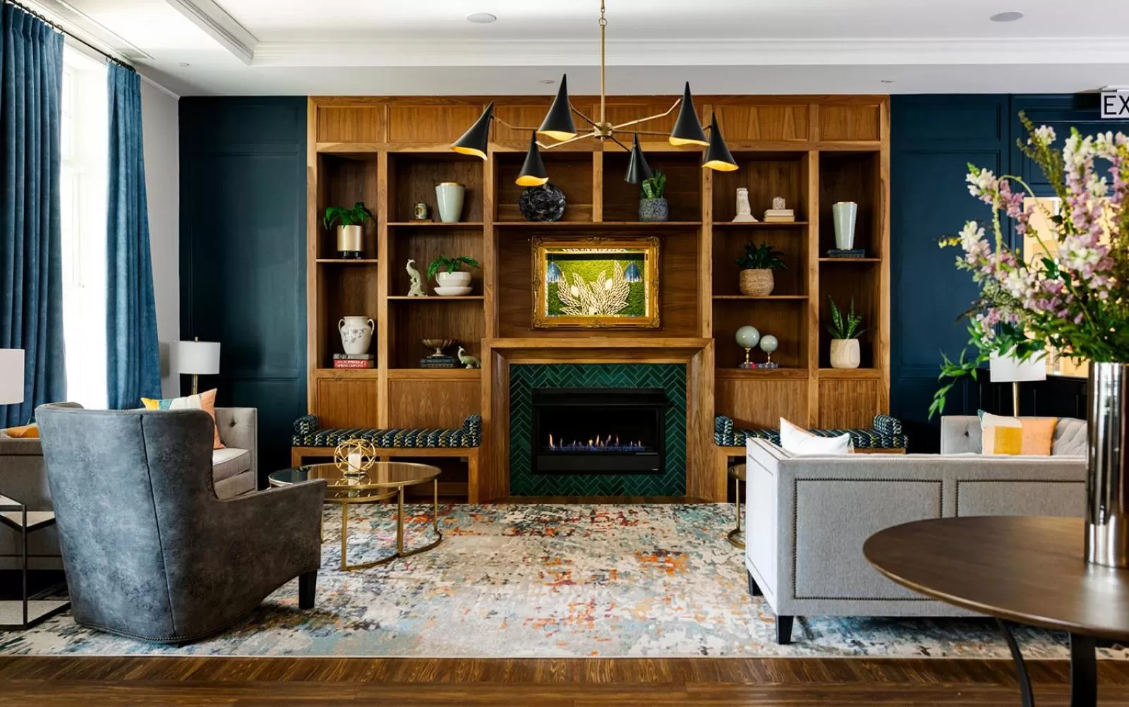 Living room in The Mayton