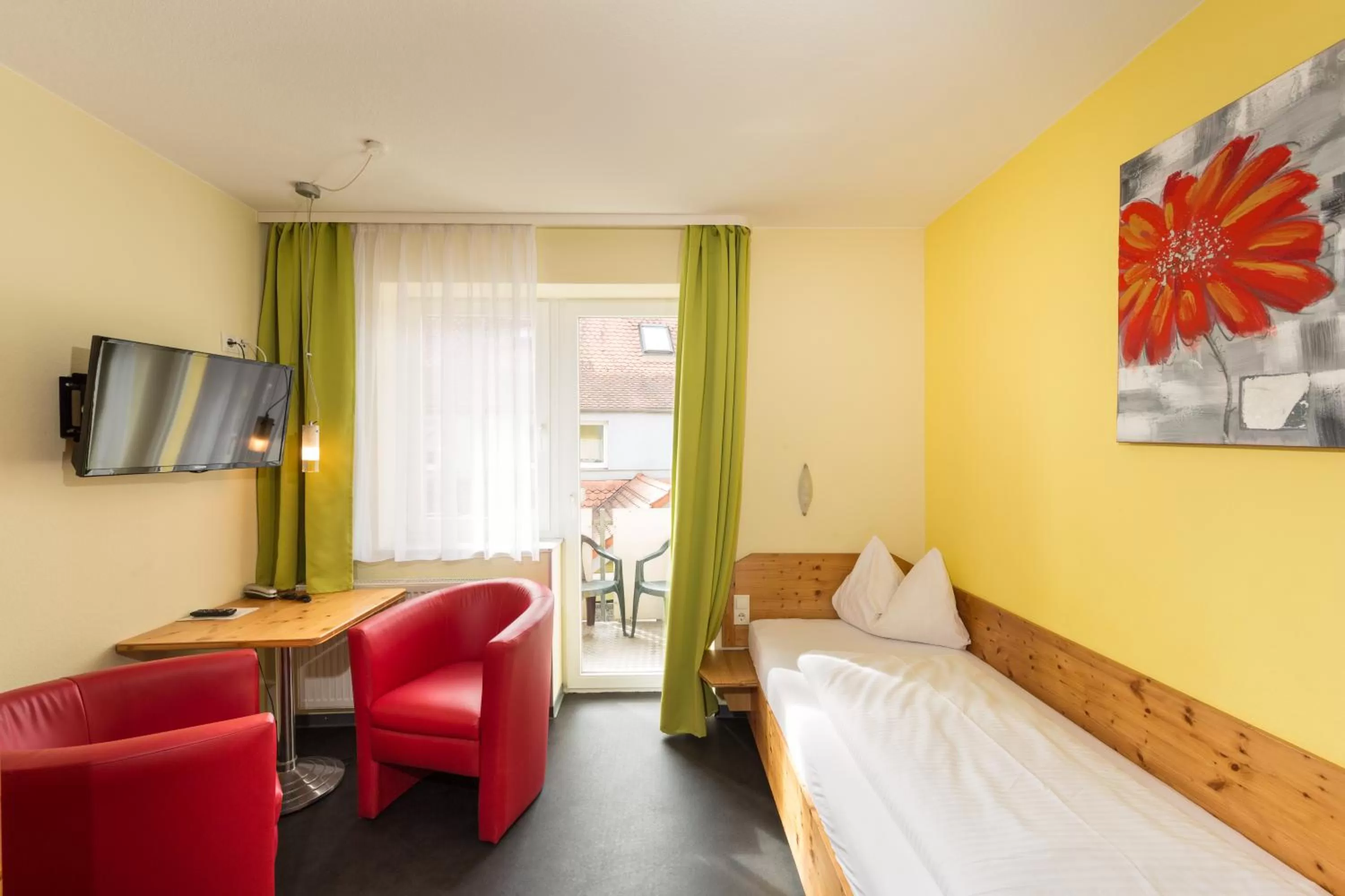 Bed in Hotel Demling