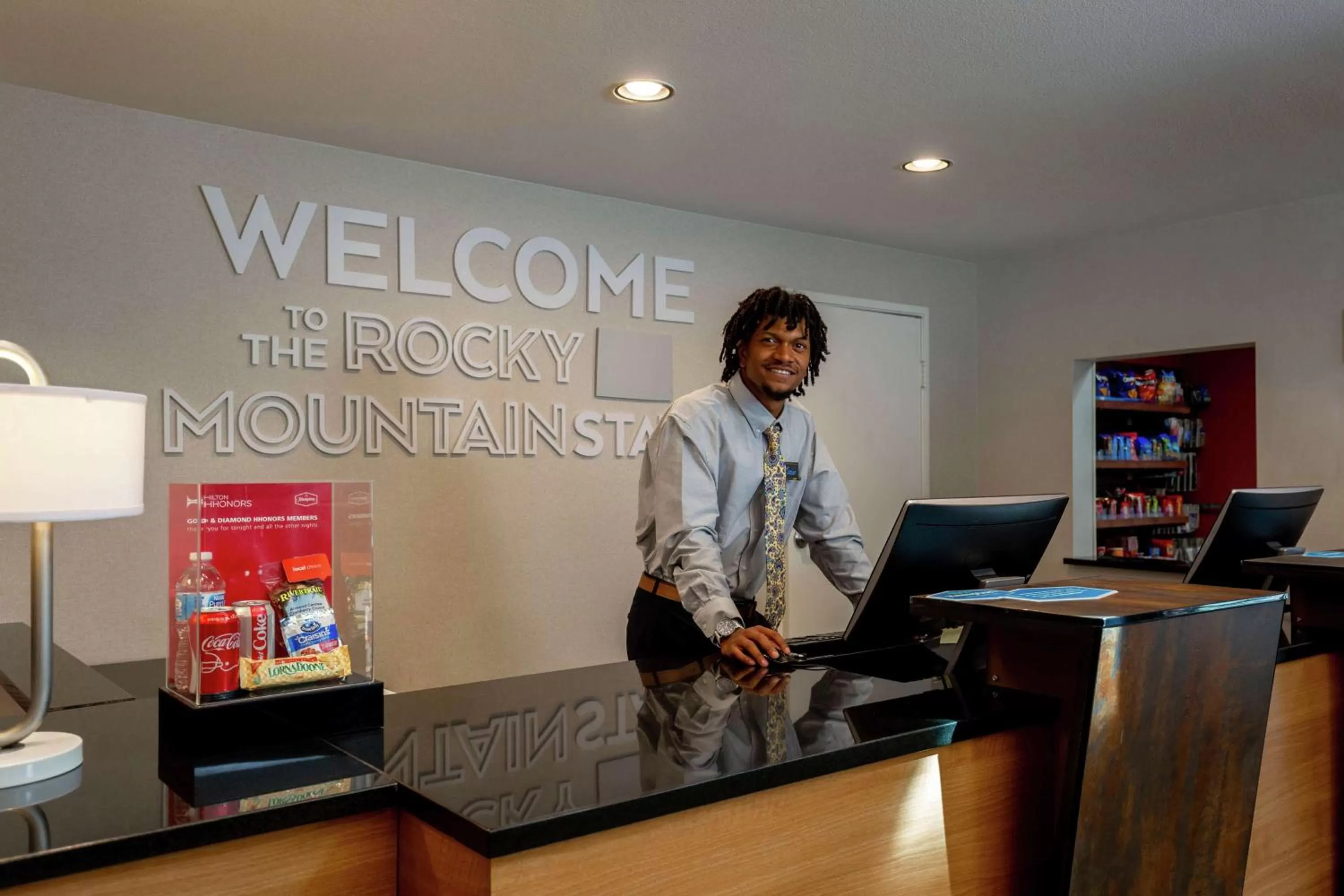 Lobby or reception in Hampton Inn & Suites Denver Tech Center