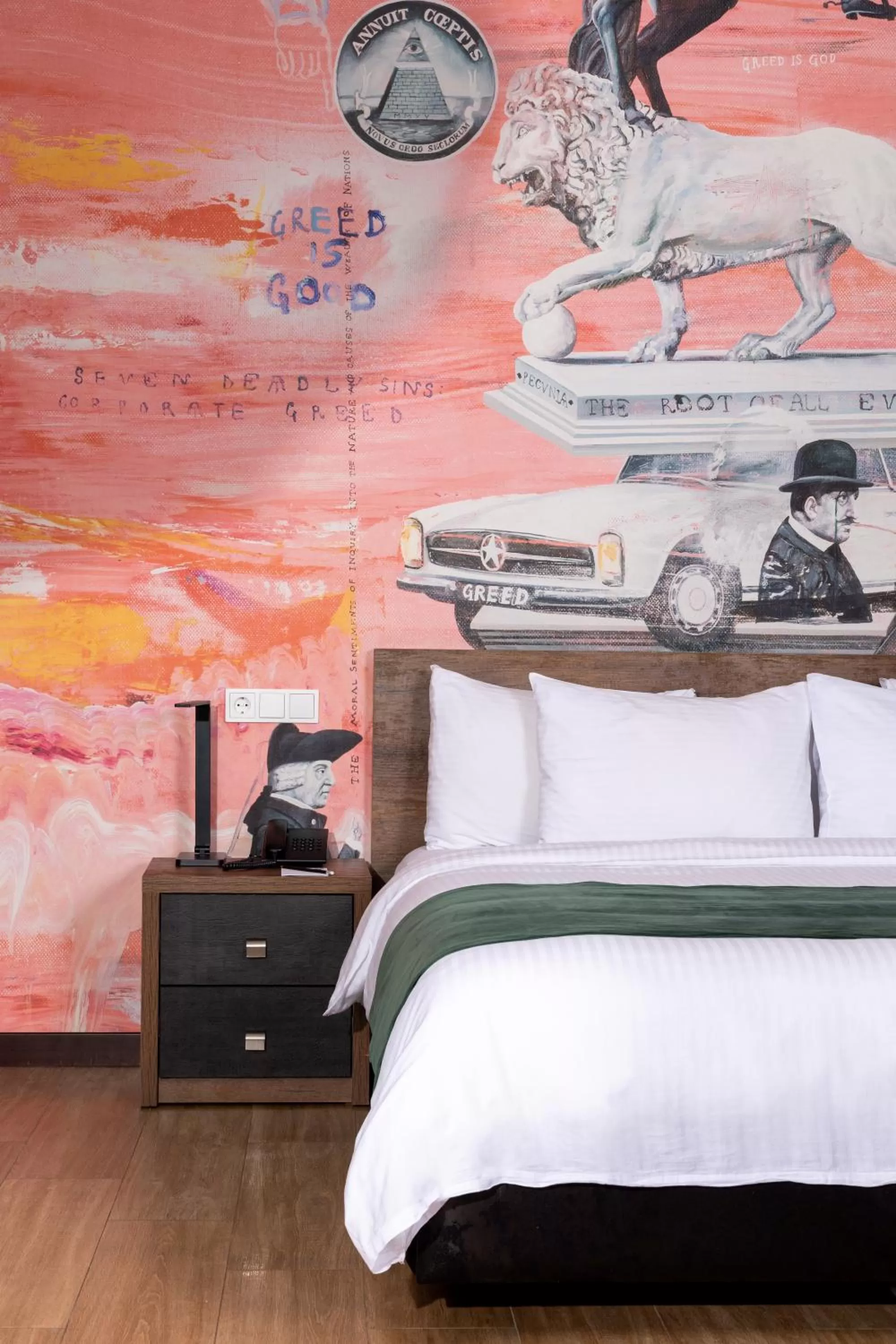 Bedroom, Bed in Theory Hotel