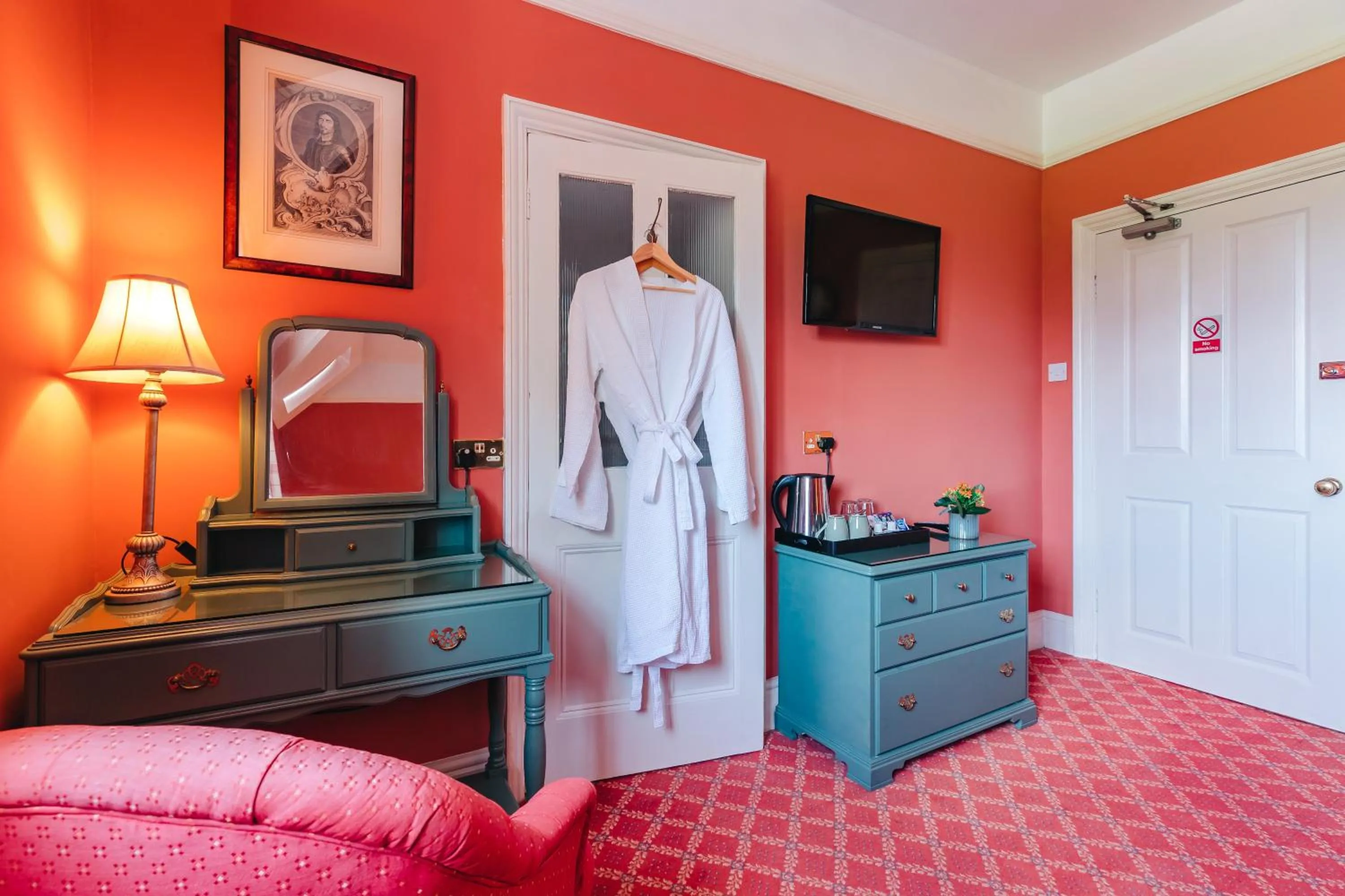 Bedroom in The Old Vicarage