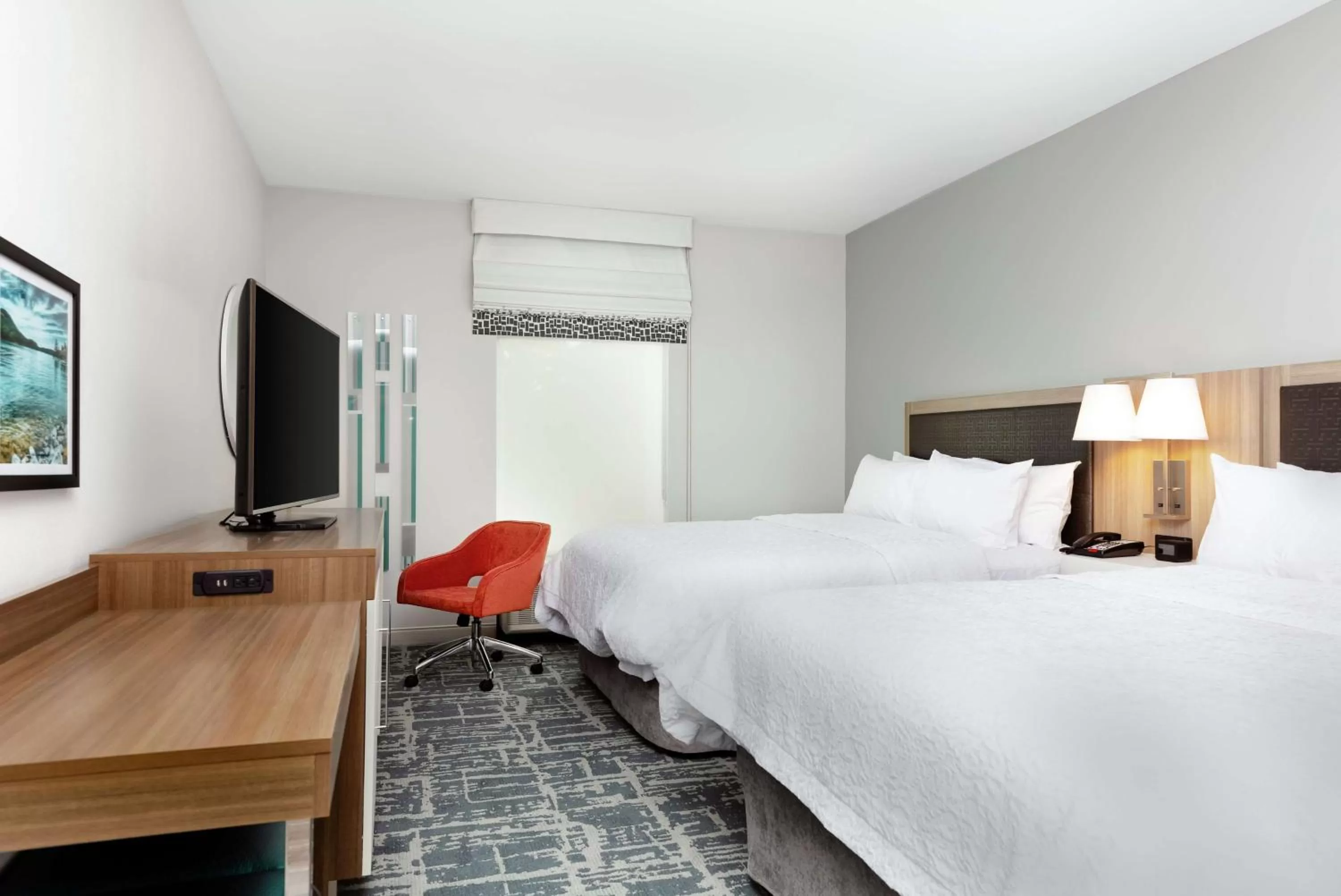 Bedroom, Bed in Hampton Inn Acworth