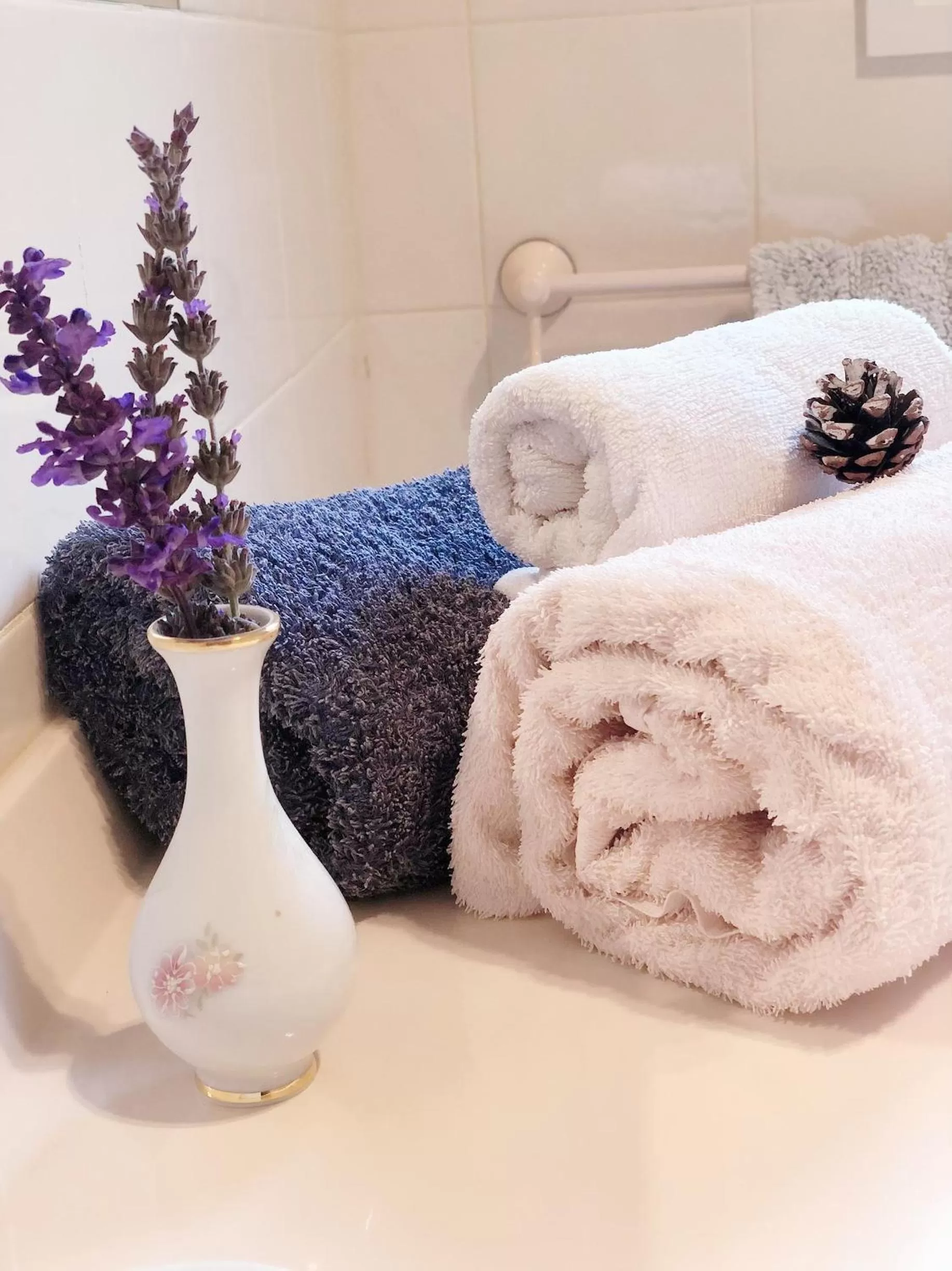 towels, Bed in Rosewood Park Guest Suite