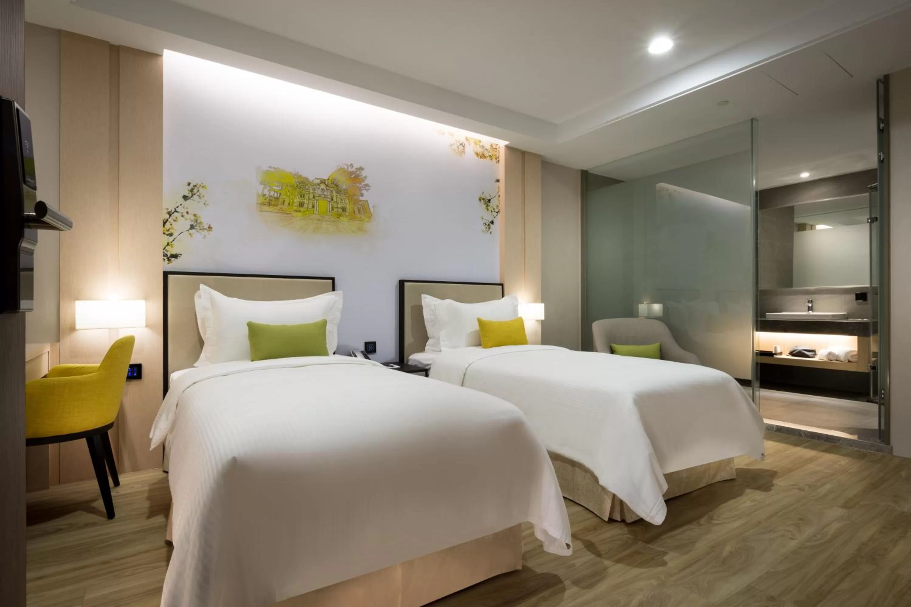 Bed in 台南星鑽國際商旅 Hua Hotel