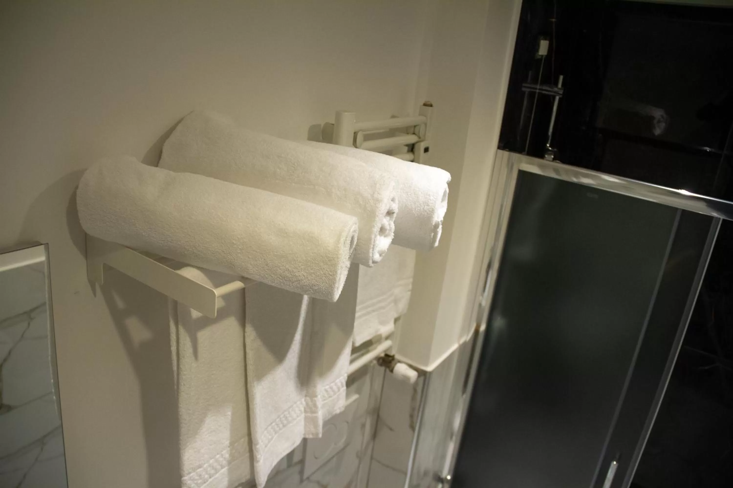 towels, Bed in Michelangelo Vatican Rooms