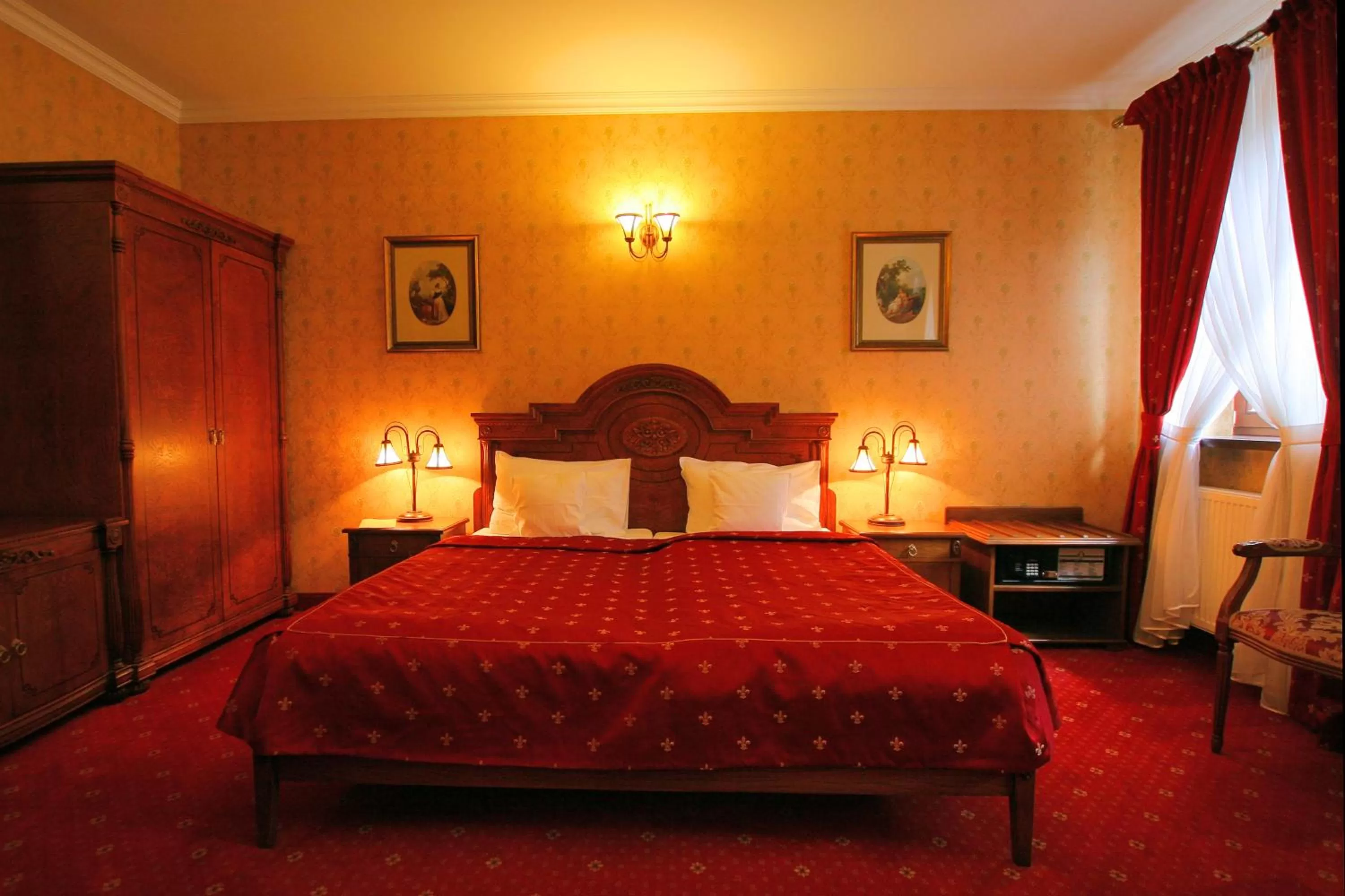 Bed in Hotel Sarmata Zespół Dworski