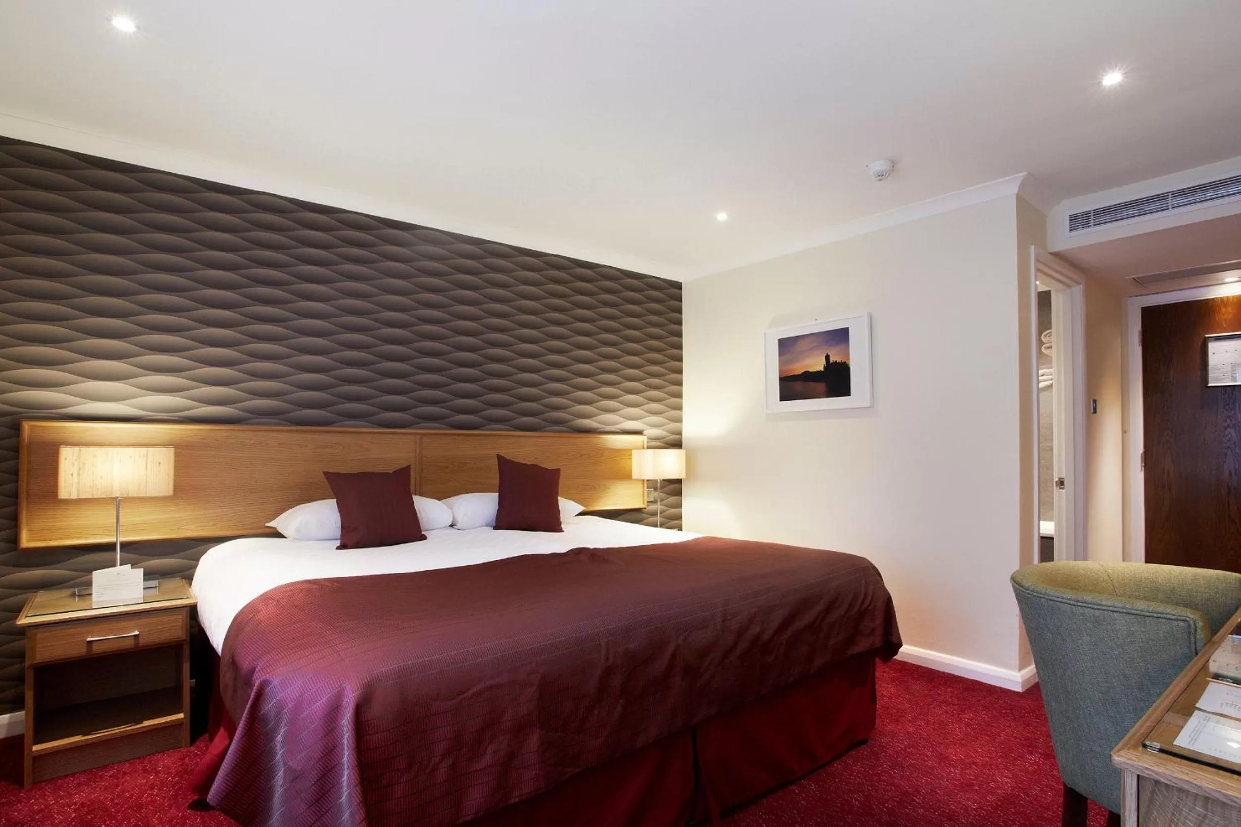 Bed in The Manor House At Celtic Manor