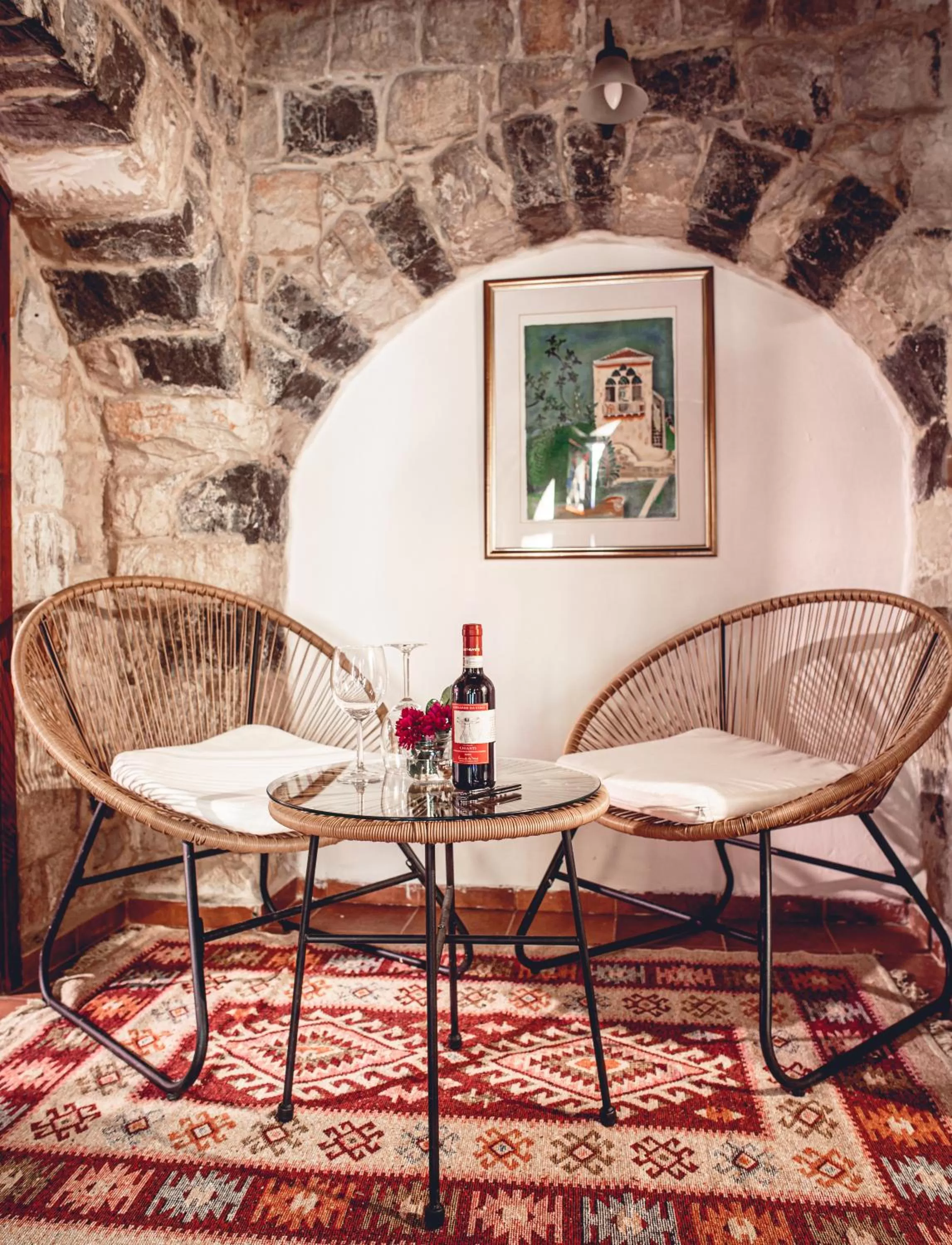 Seating area in וילה תהילה המחודש - The new Villa Tehila