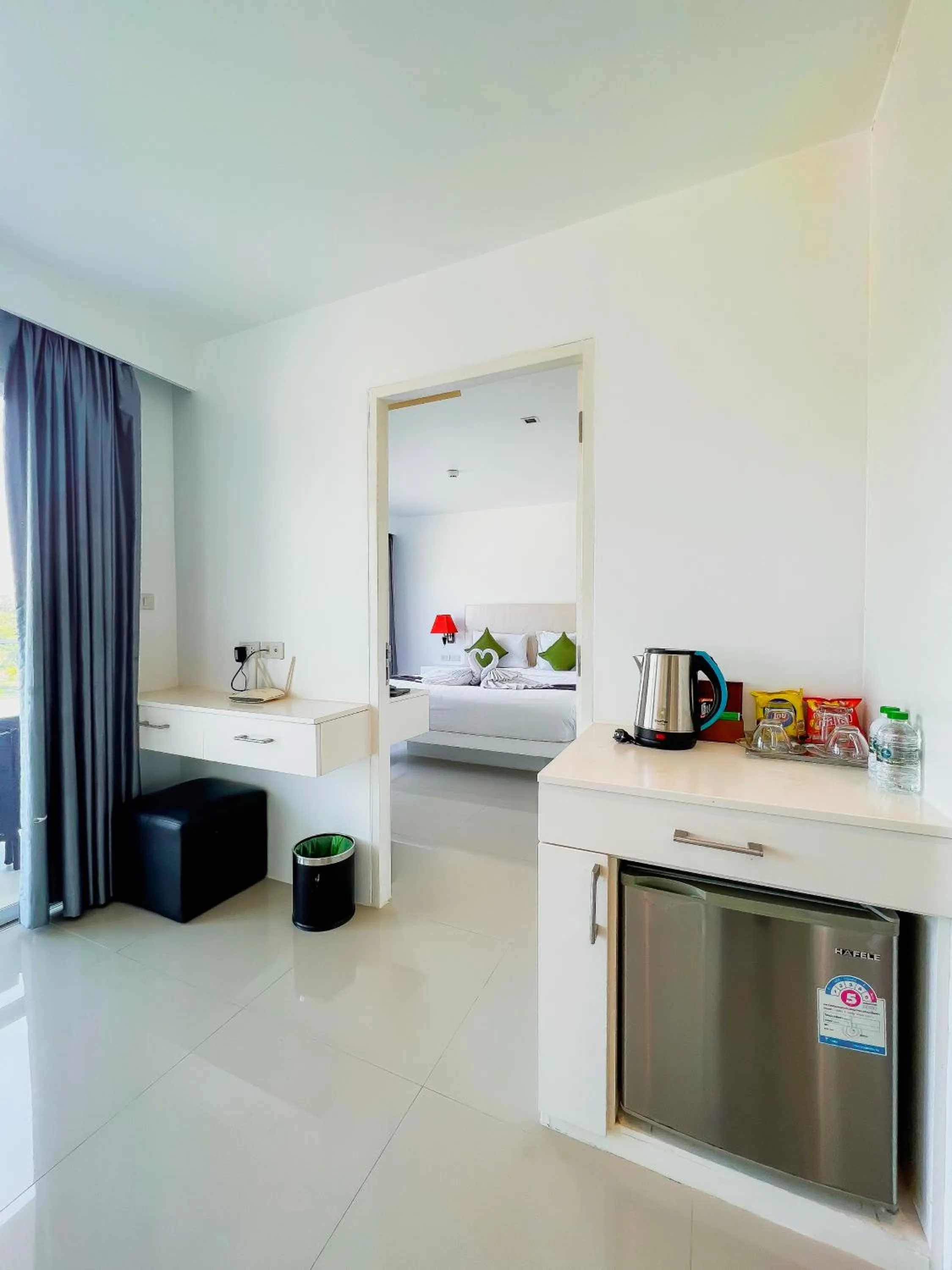 Bedroom, Bed in Grand Sunset Hotel Phuket