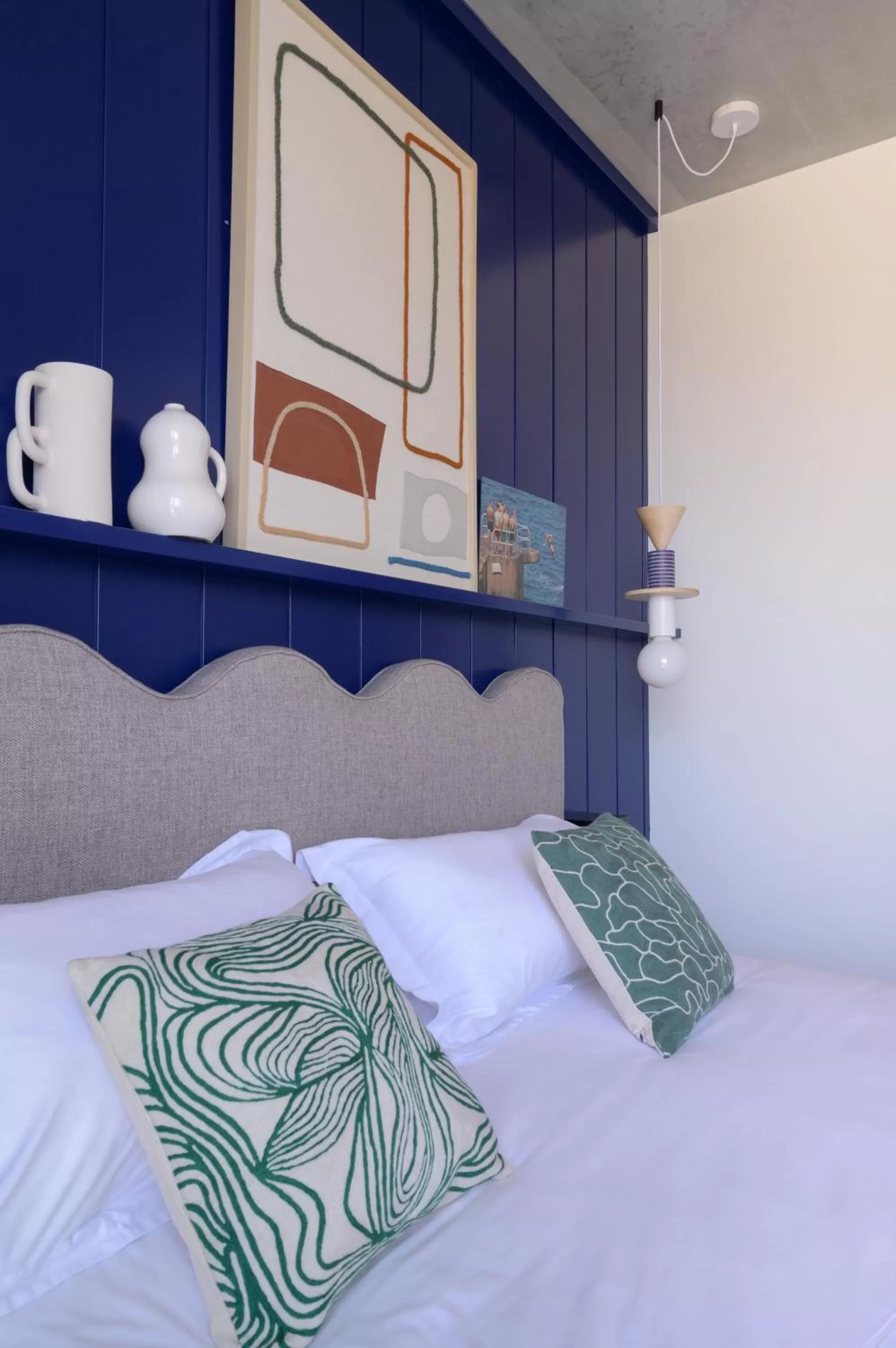 Bed in Hôtel de La Plage