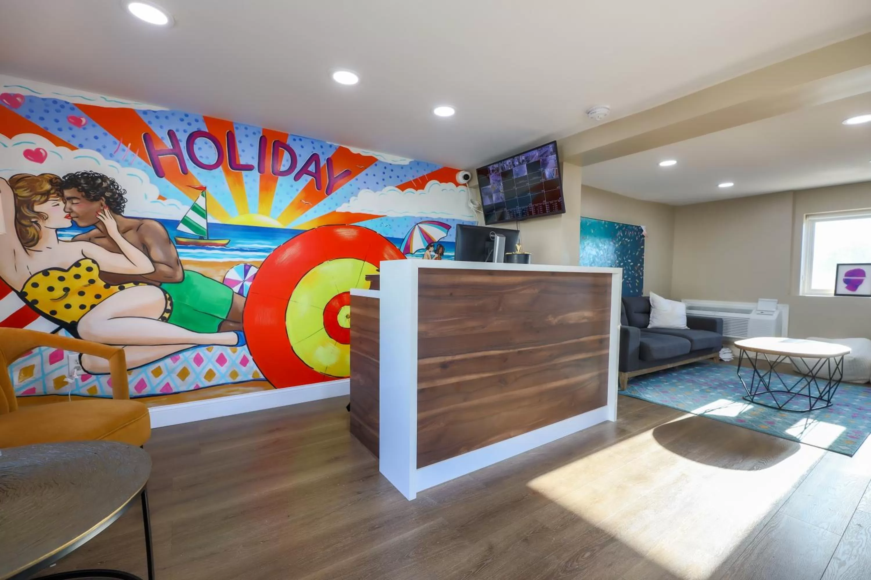 Lobby or reception in Seaside Sands Inn