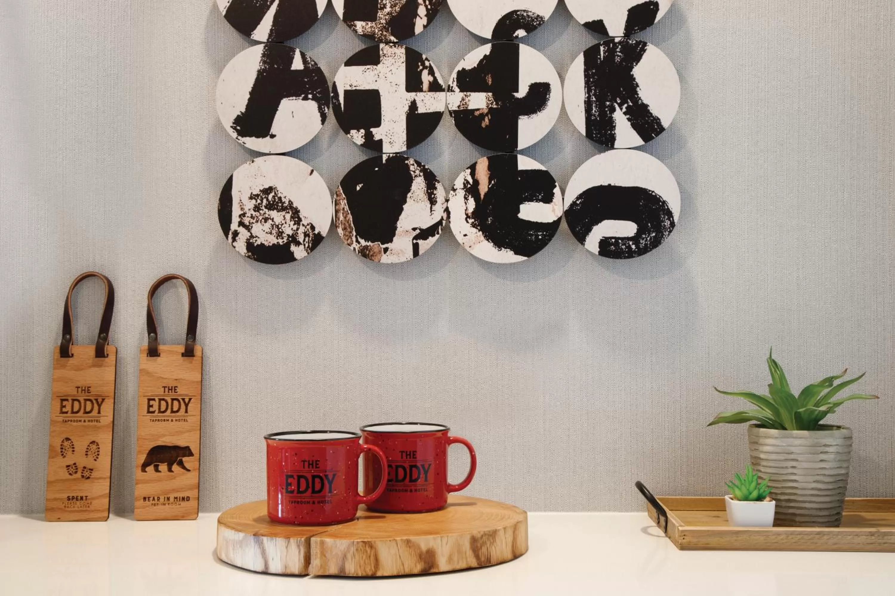 Decorative detail in The Eddy Taproom & Hotel