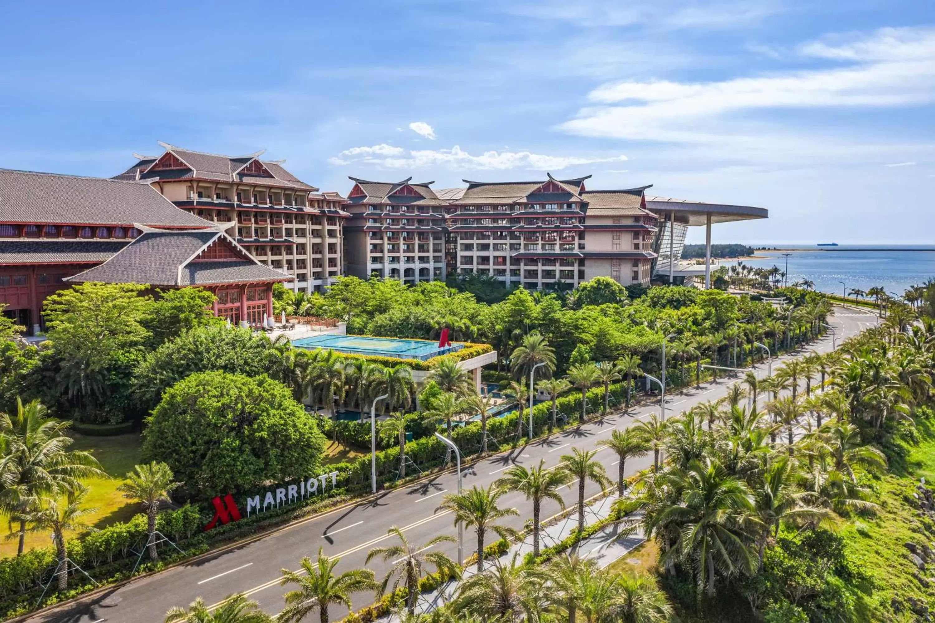 Property building in Haikou Marriott Hotel
