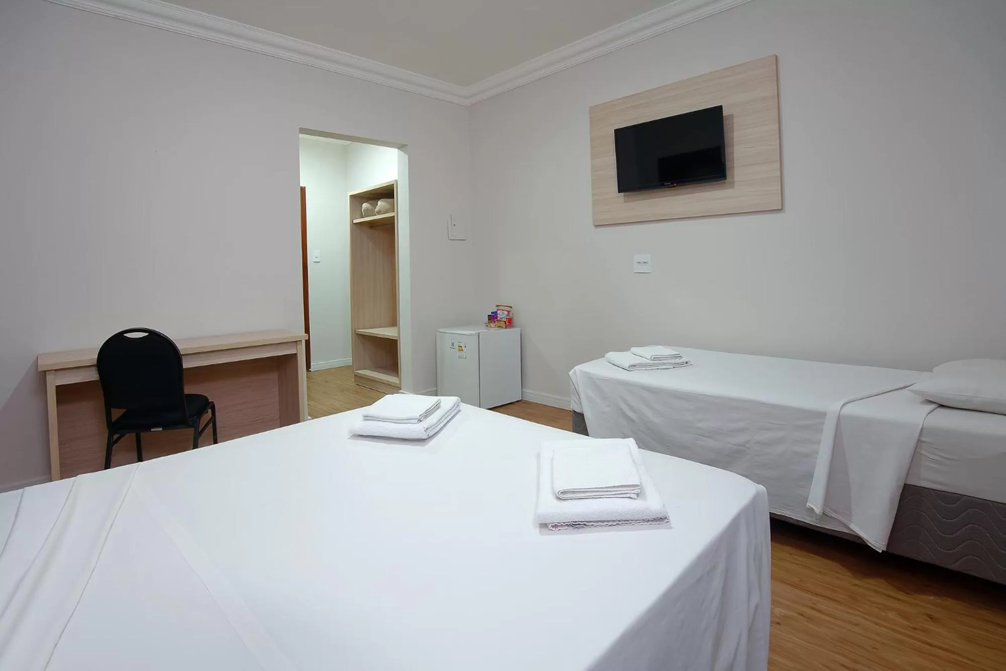 Bed in Fênix Hotel Campinas