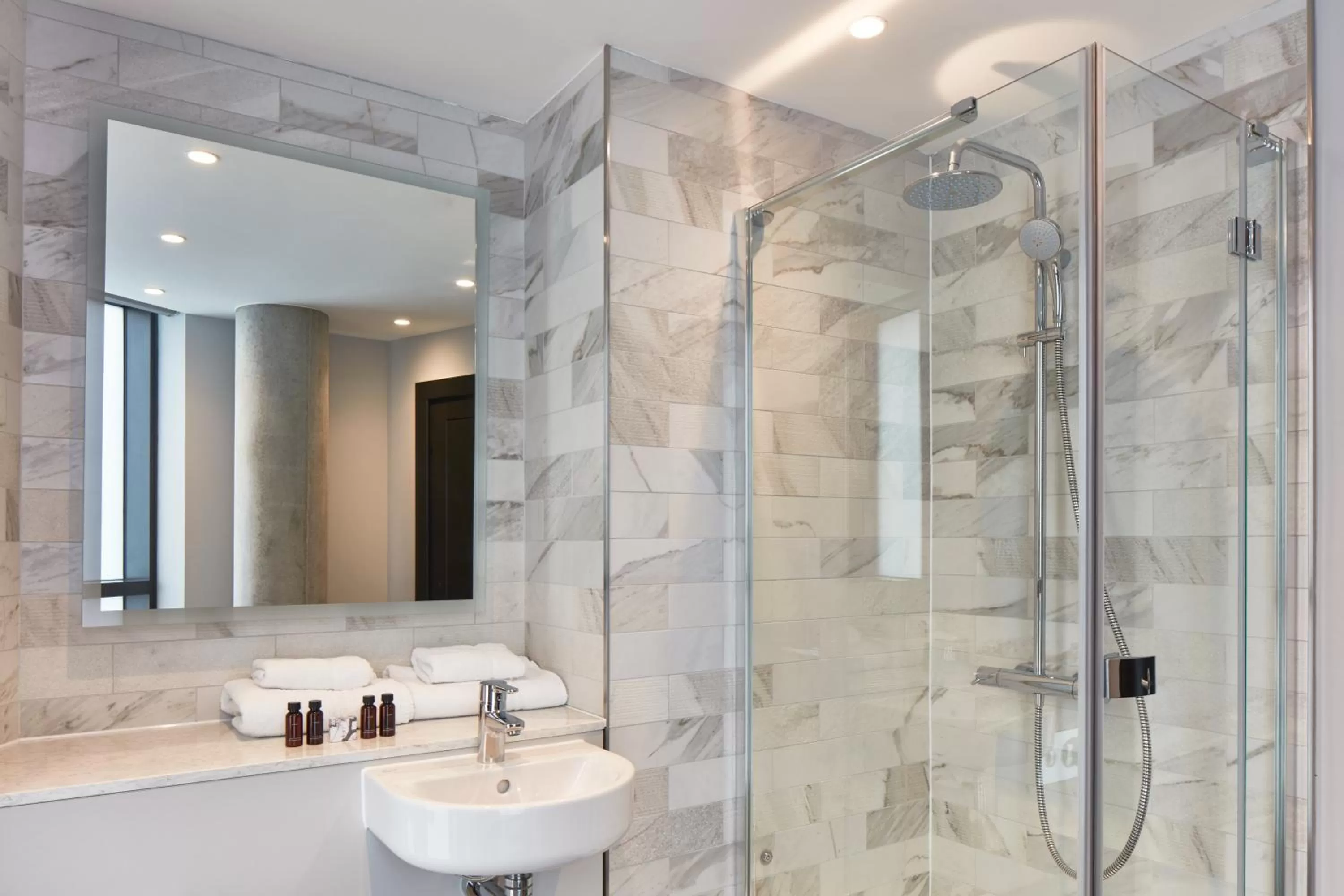 Bathroom in ARK Canary Wharf