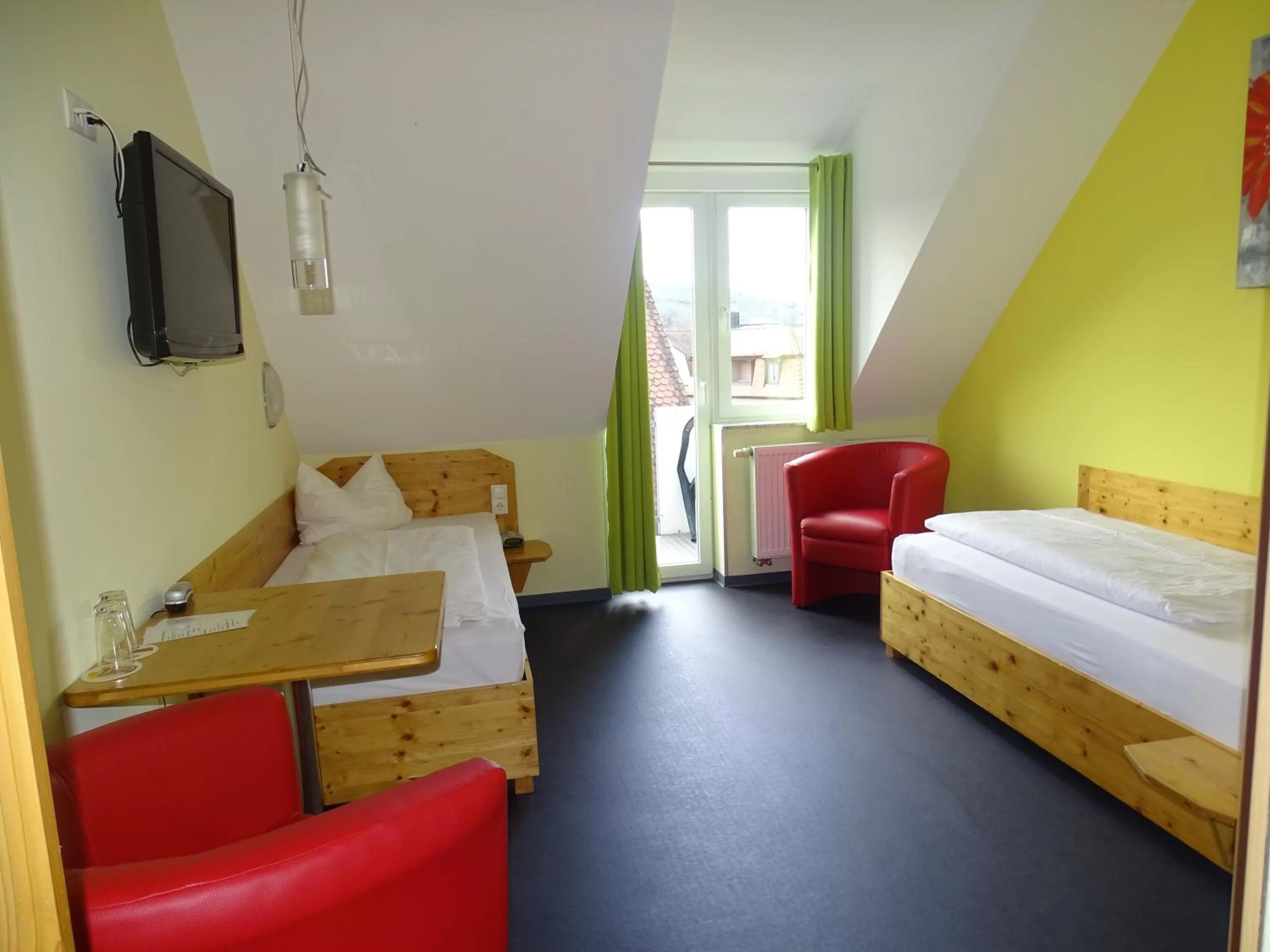 Bedroom, Bed in Hotel Demling