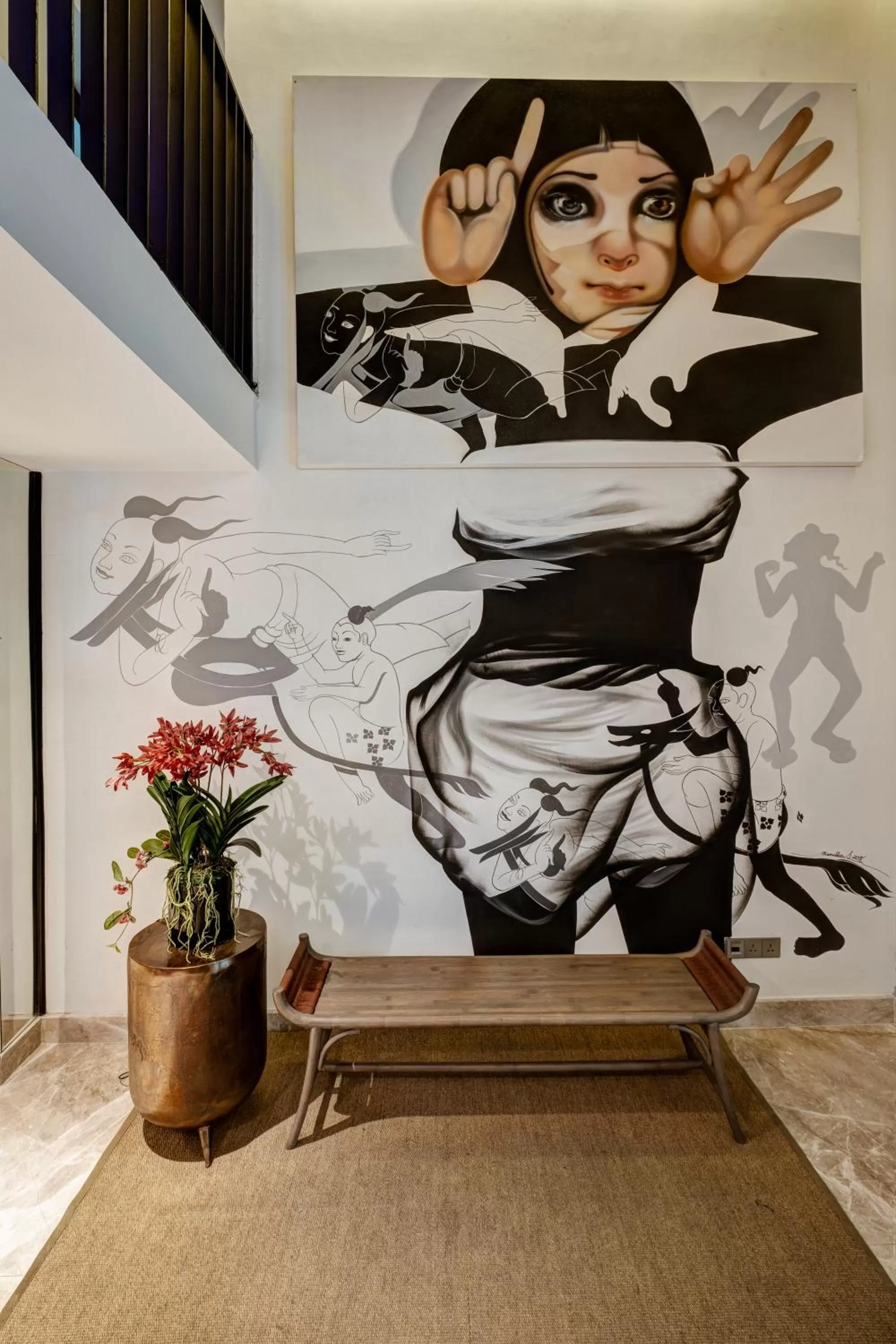 Lobby or reception in Sib Kao