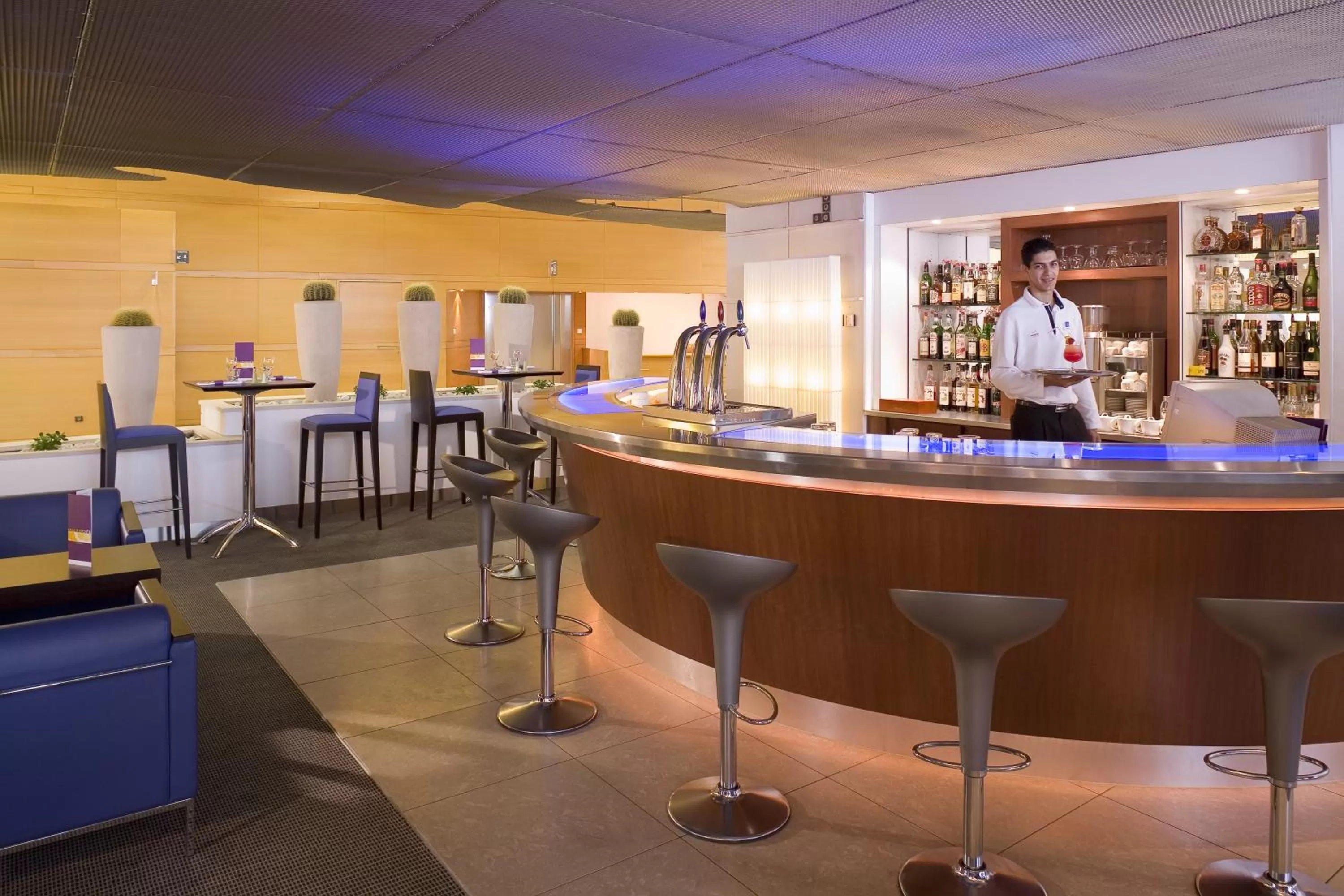 Lounge or bar in Novotel Belfort Centre Atria