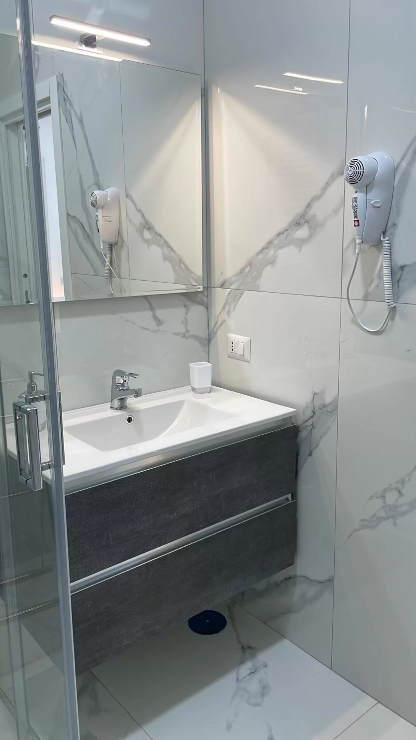 Shower, Bathroom in Lumacors House