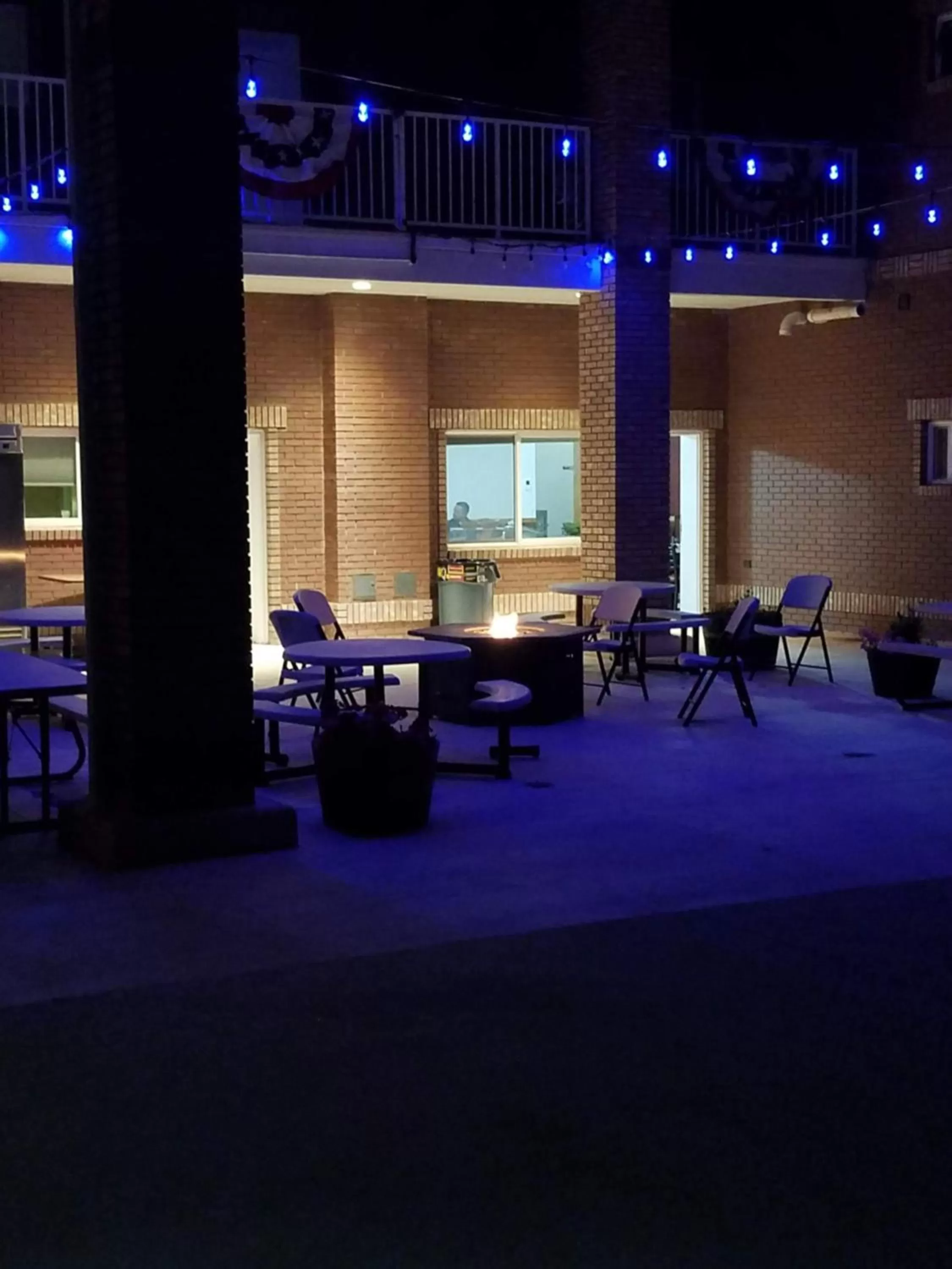 Patio in Zion's Most Wanted Hotel