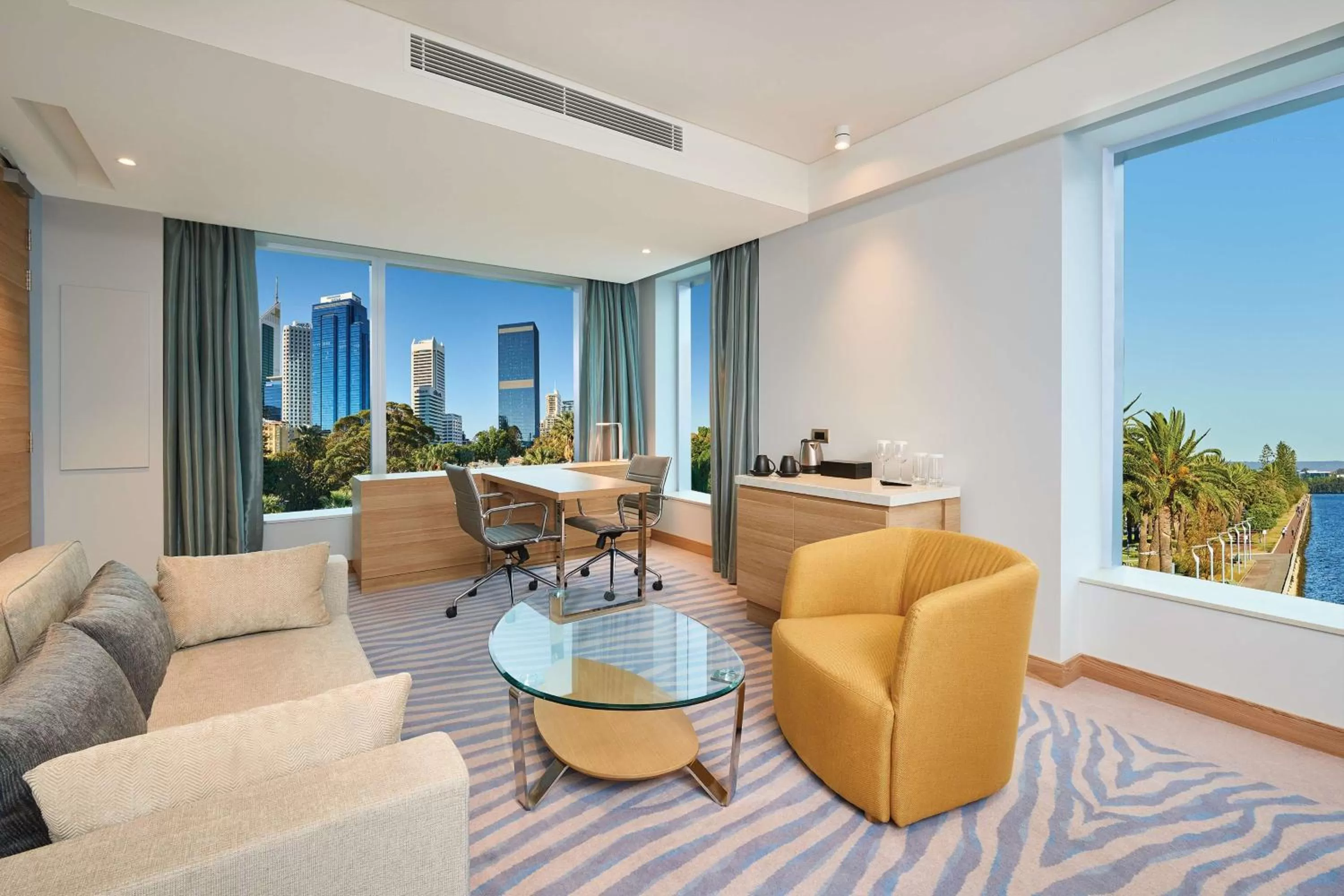 Living room in Doubletree By Hilton Perth Waterfront