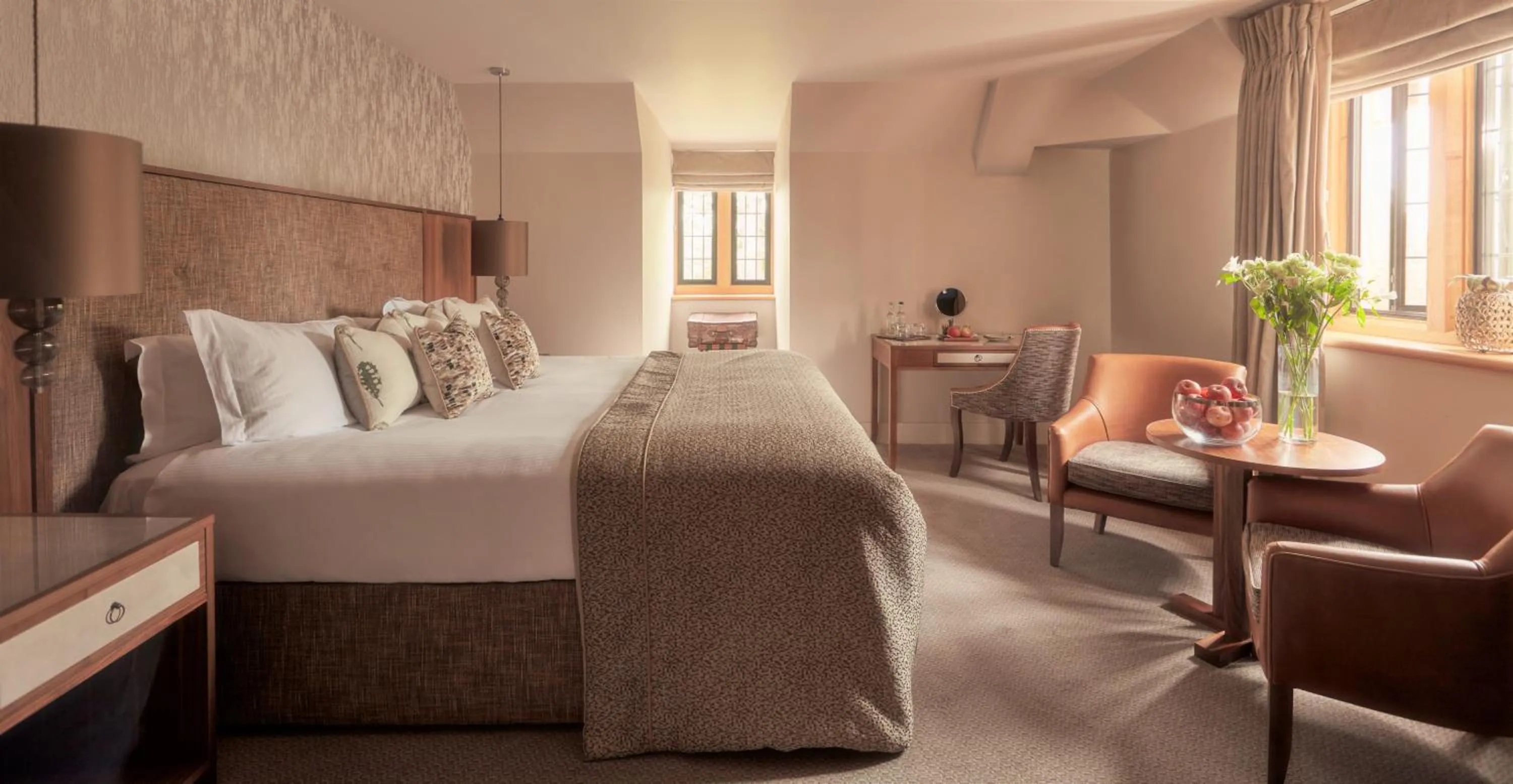 Bedroom, Bed in Mallory Court Country House Hotel & Spa