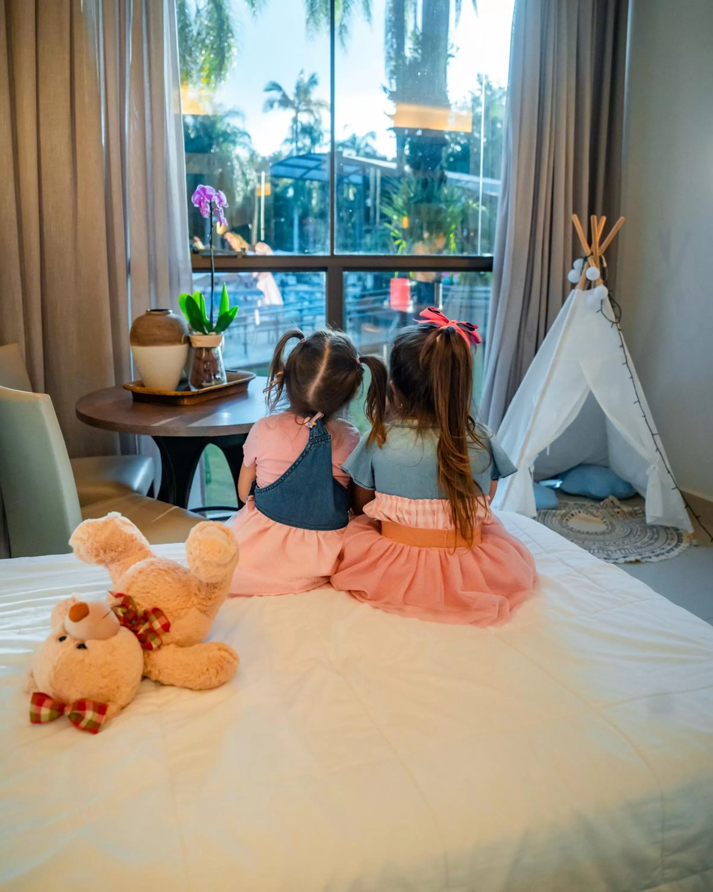 Bed in Vivaz Cataratas Hotel Resort