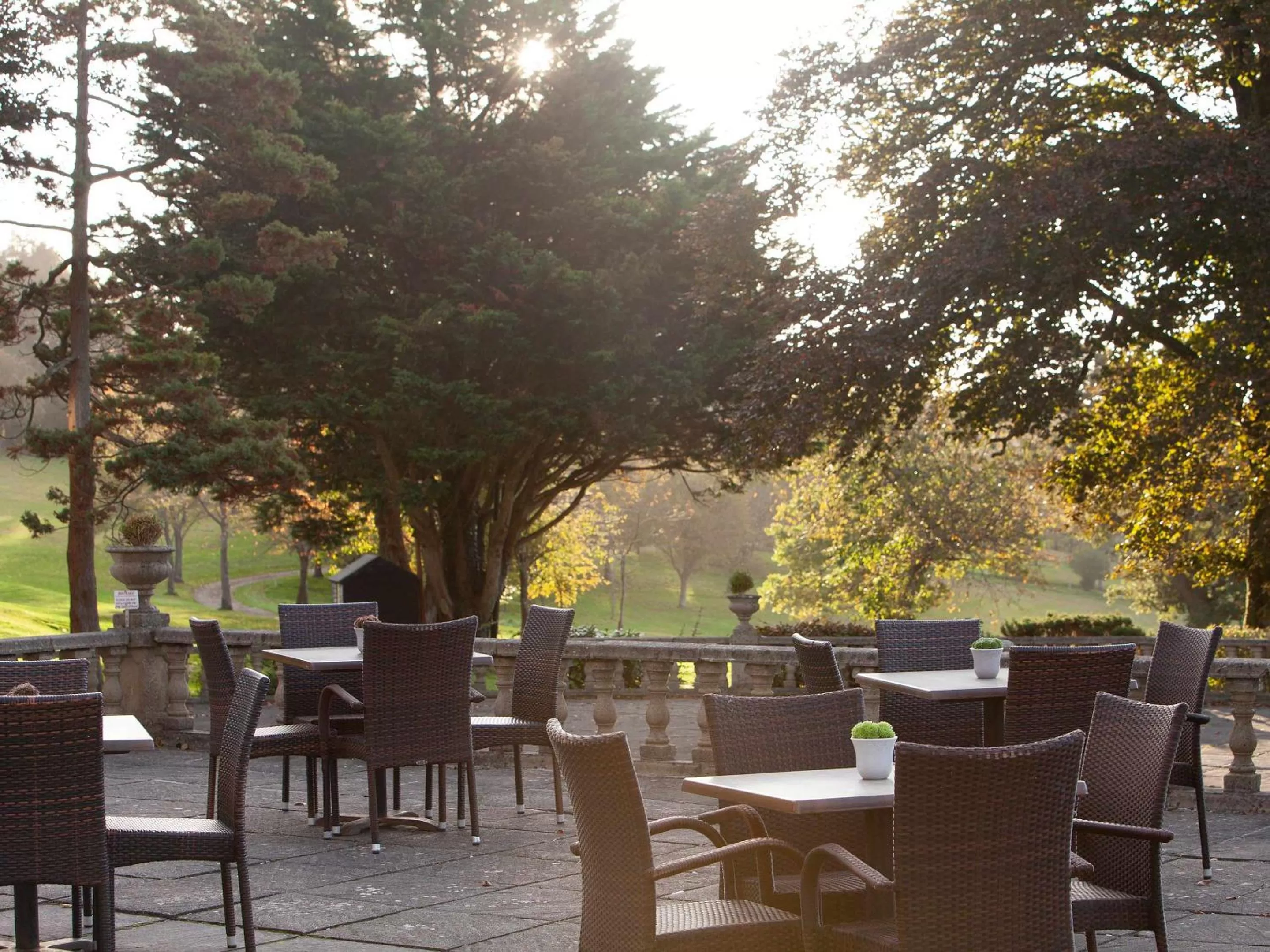 Balcony/Terrace in Elfordleigh Hotel