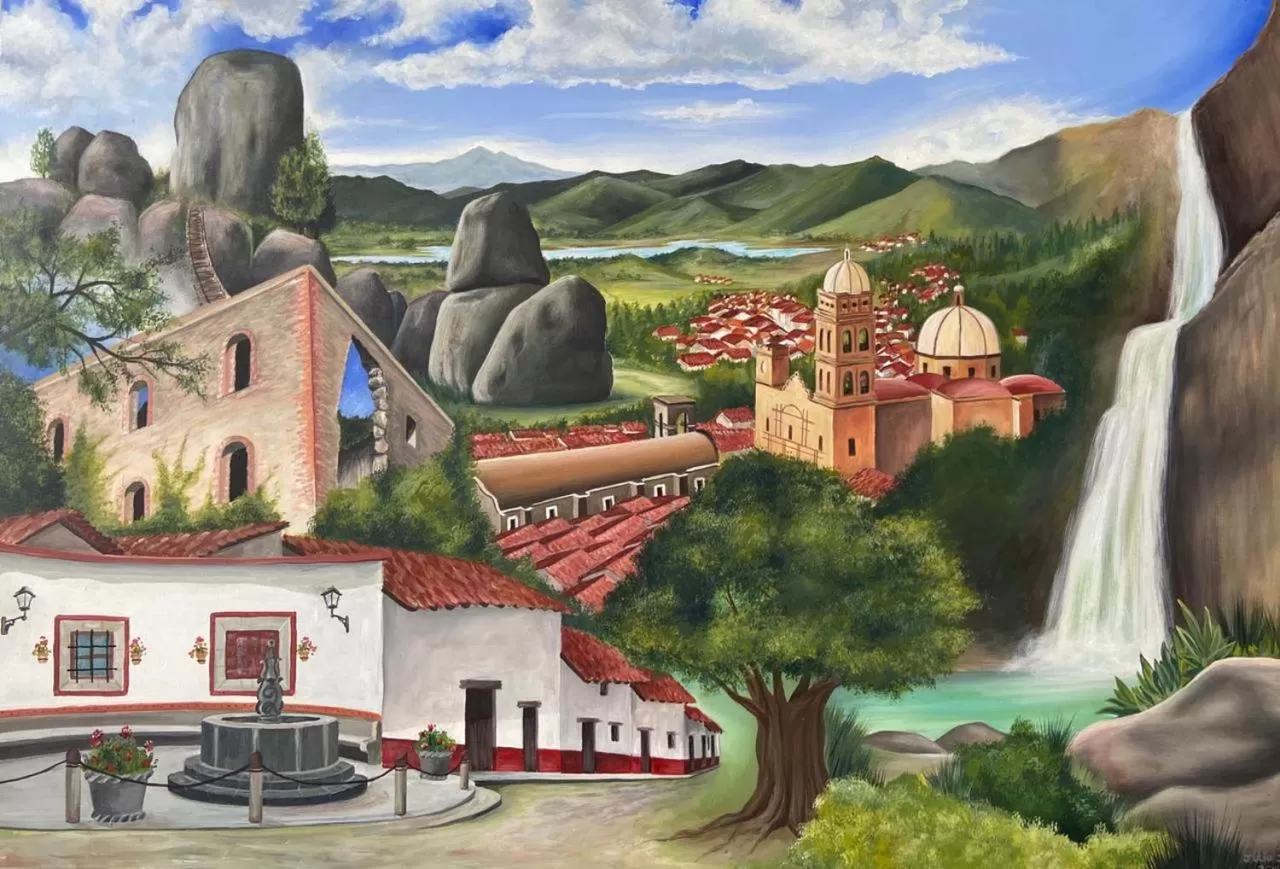 Property building in Hotel Mi Pueblito Tapalpa