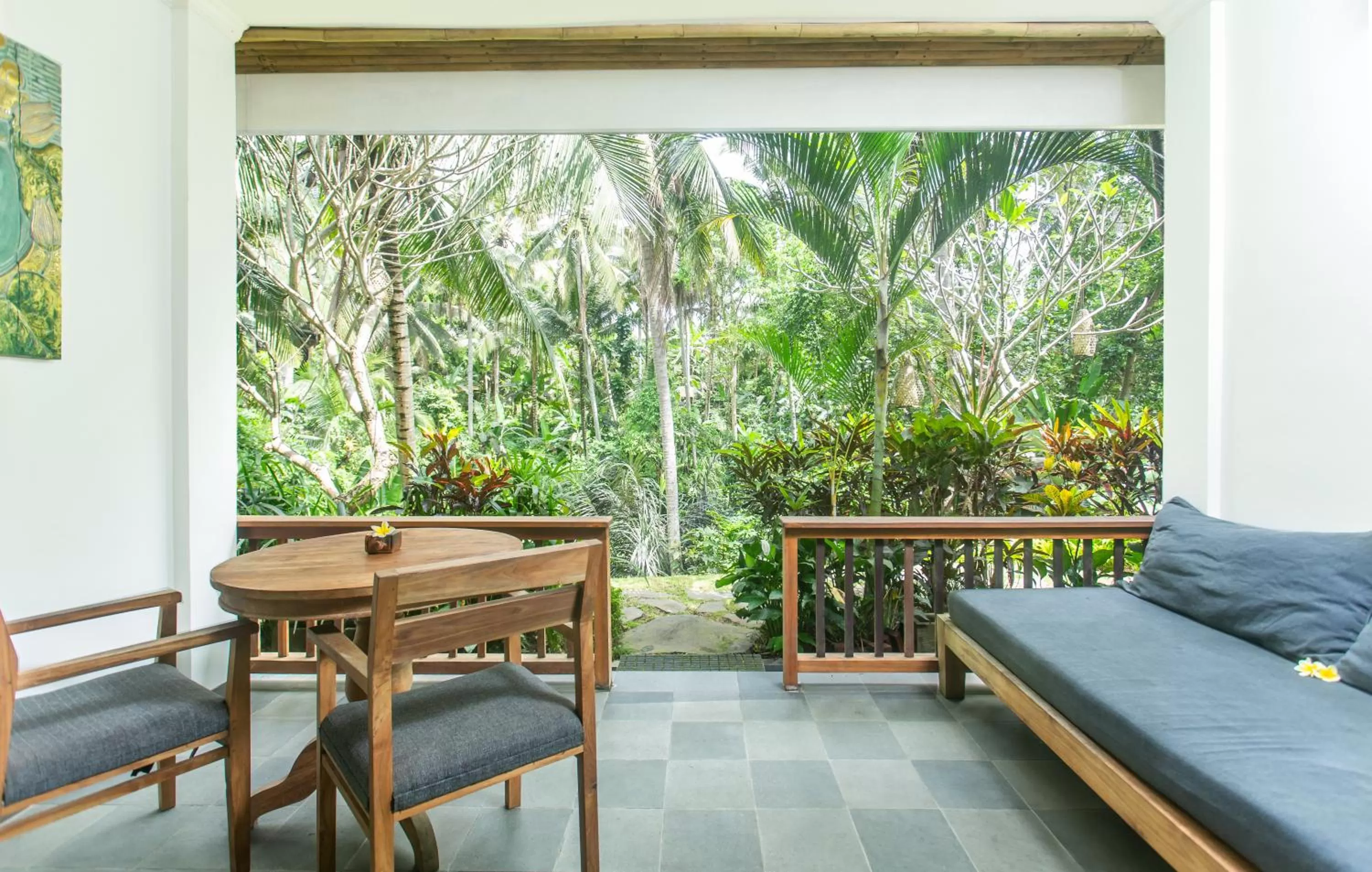 Balcony/Terrace in Manah Shanti Suites by GenuineHost