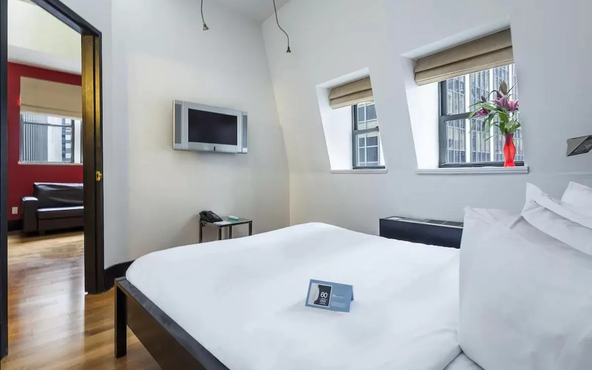 Bedroom, Bed in Eurostars Wall Street