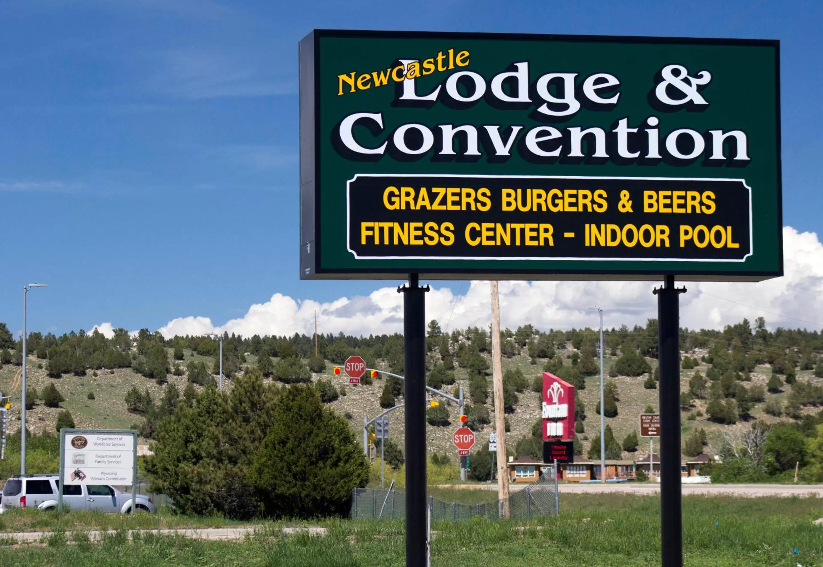 Property logo or sign in Newcastle Lodge & Convention Center