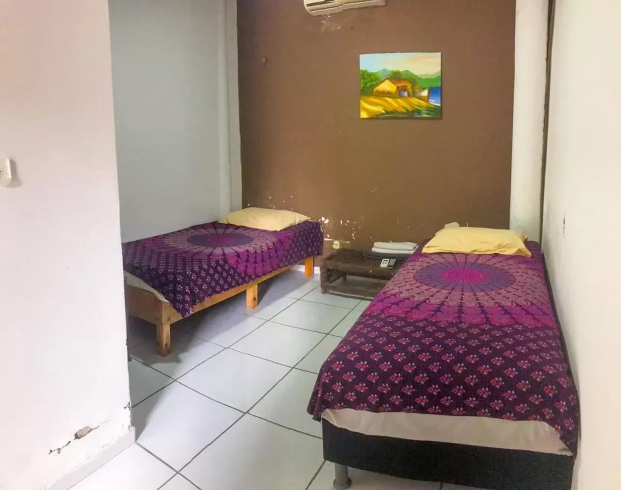 Bed in Pousada Casa de Vó