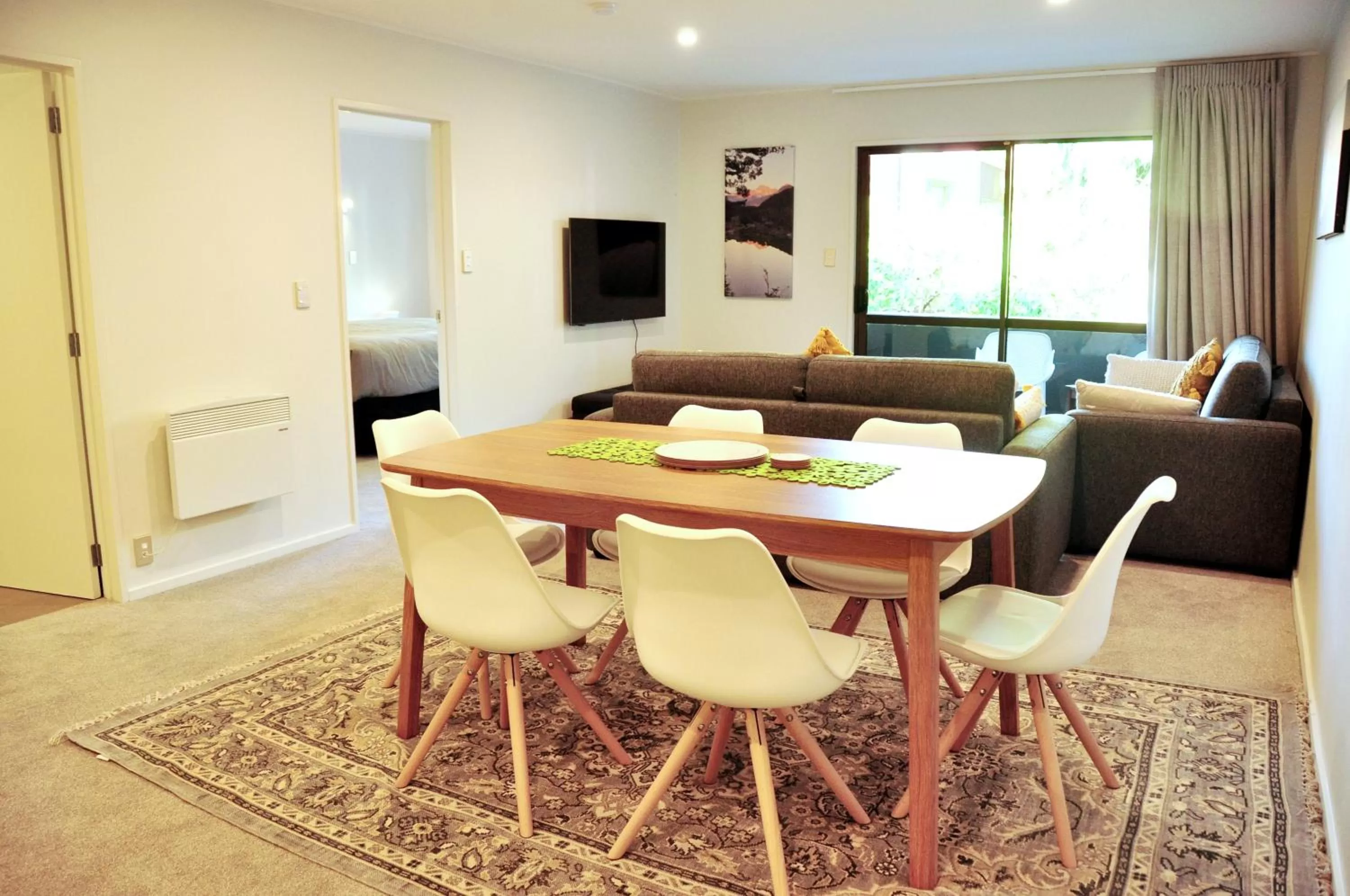 Living room in St James Apartments