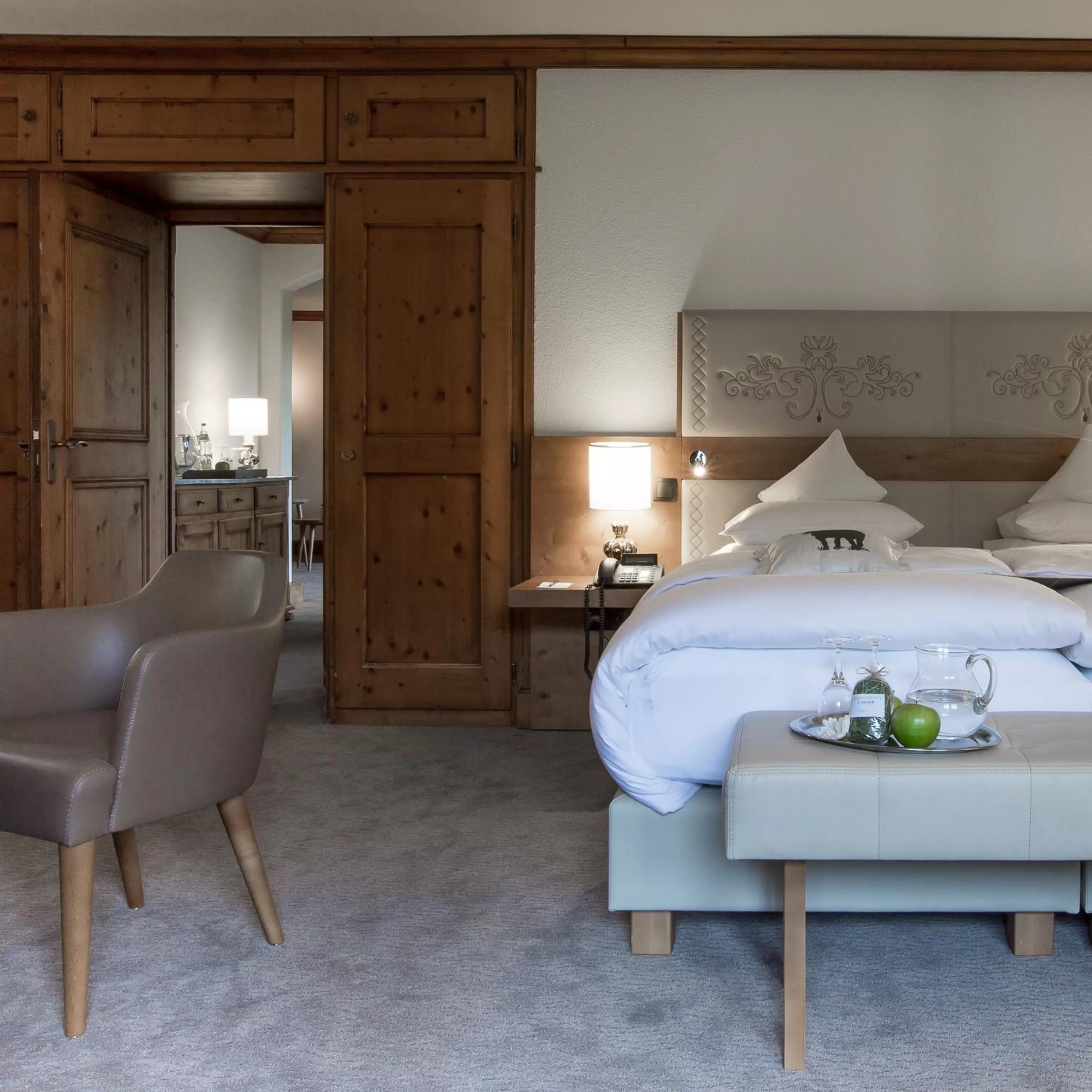 Bed in Parkhotel Oberstaufen