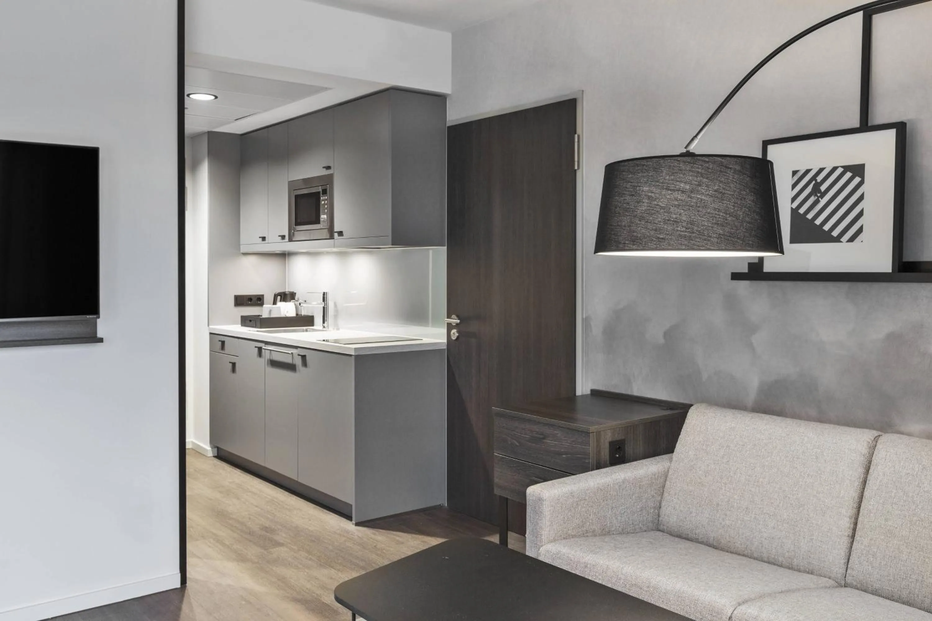 Kitchen or kitchenette in Residence Inn by Marriott Munich Ostbahnhof