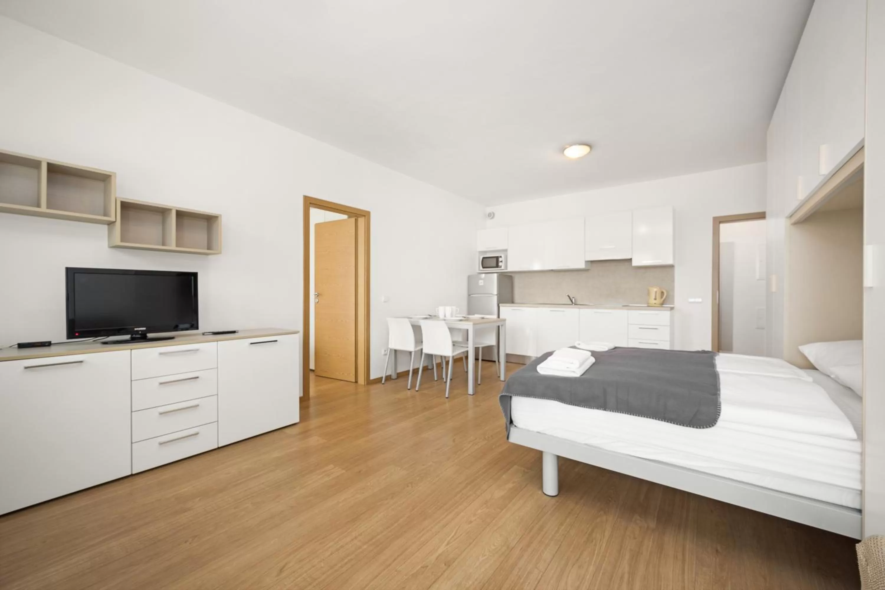 Bed in Prague City Residence