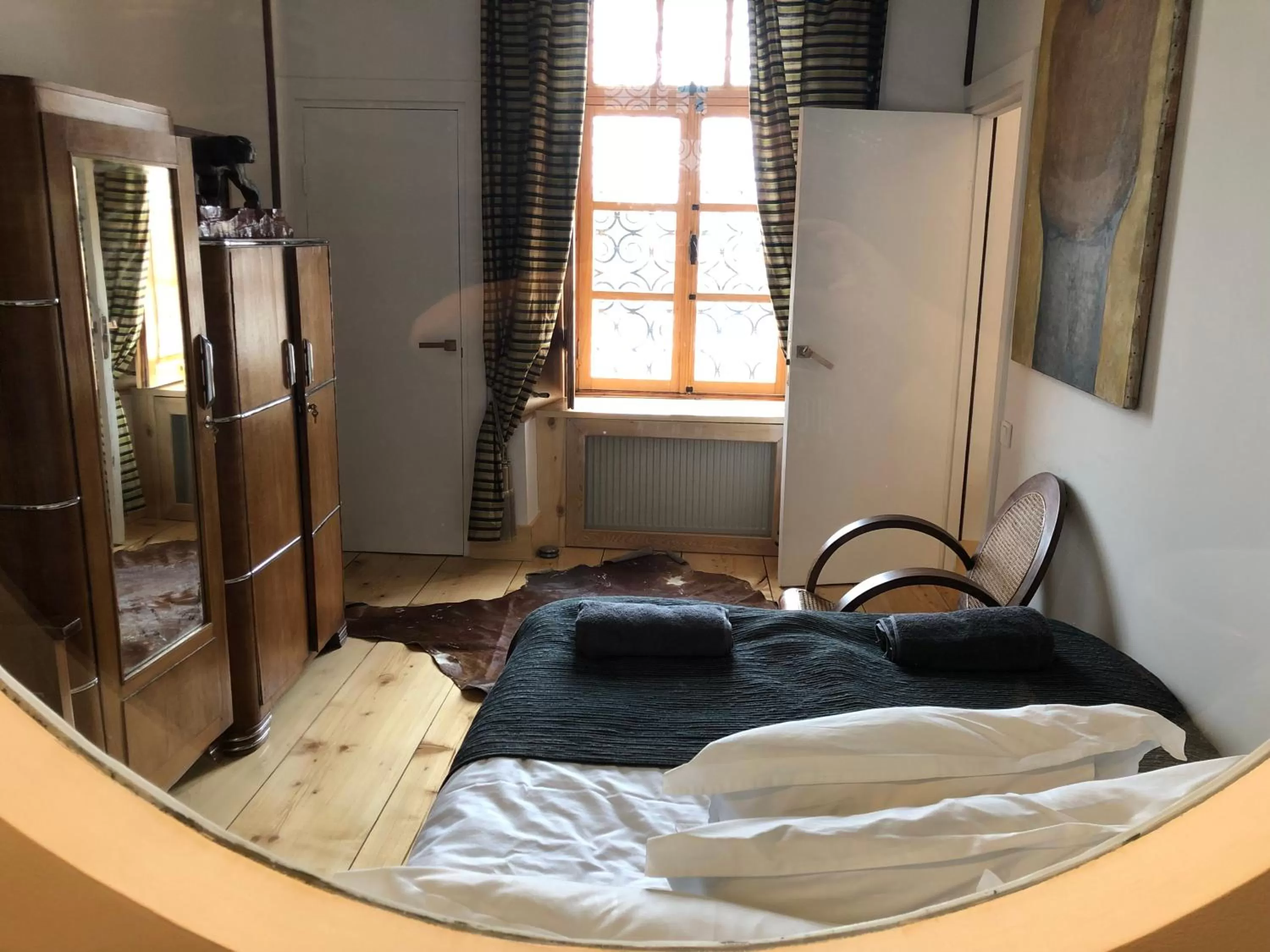 Bed in Castle in Old Town