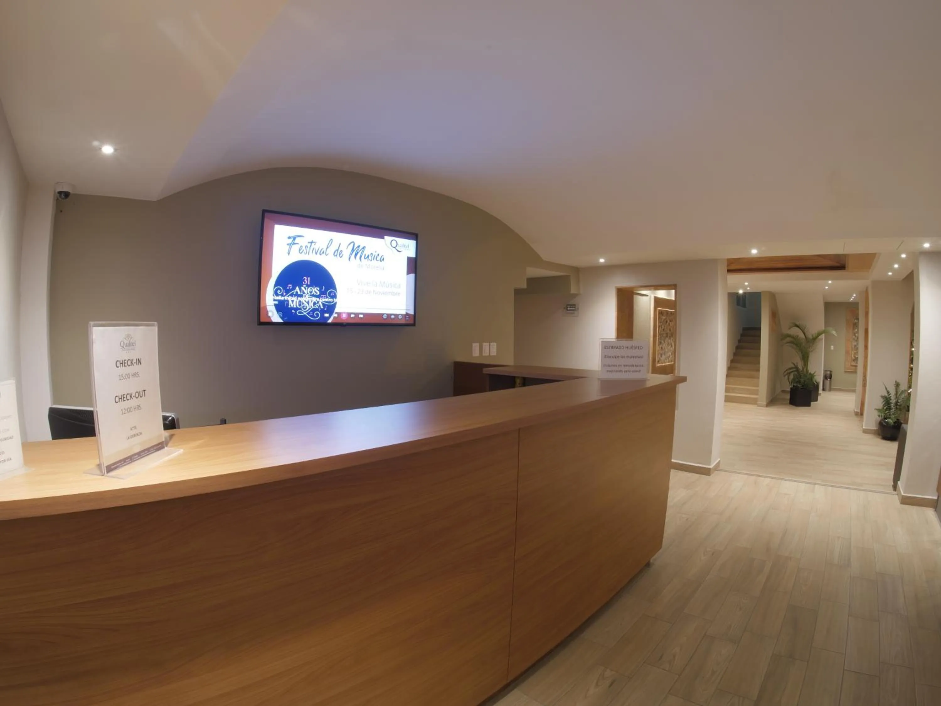 Lobby or reception in Hotel Qualitel Centro Histórico