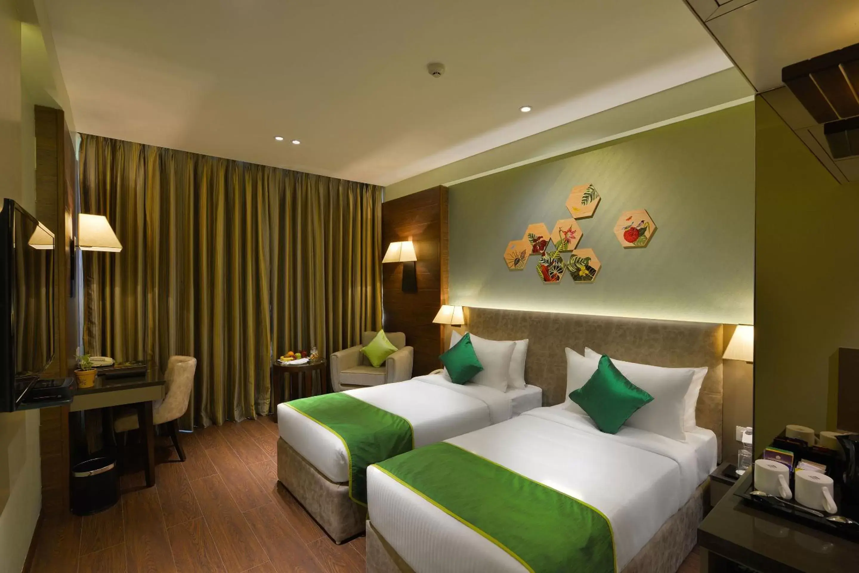 Winter Green Room - single occupancy - 15% Discount on F&B and Laundry in The Fern, Vadodara, Series by Marriott Winter Green Room - single occupancy - 15% Discount on F&B and Laundry in The Fern, Vadodara, Series by Marriott