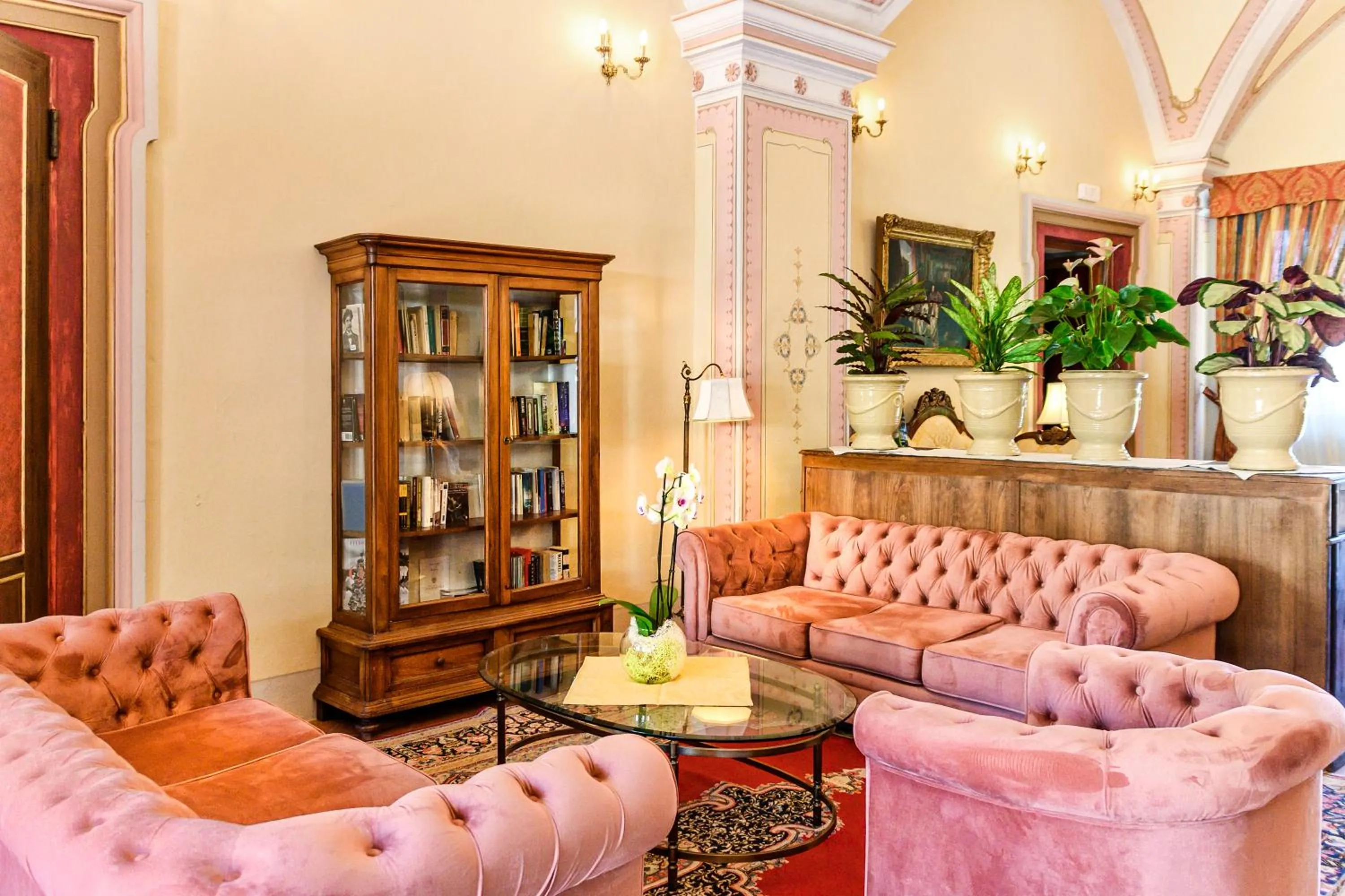 Lobby or reception in Hotel Villa San Michele